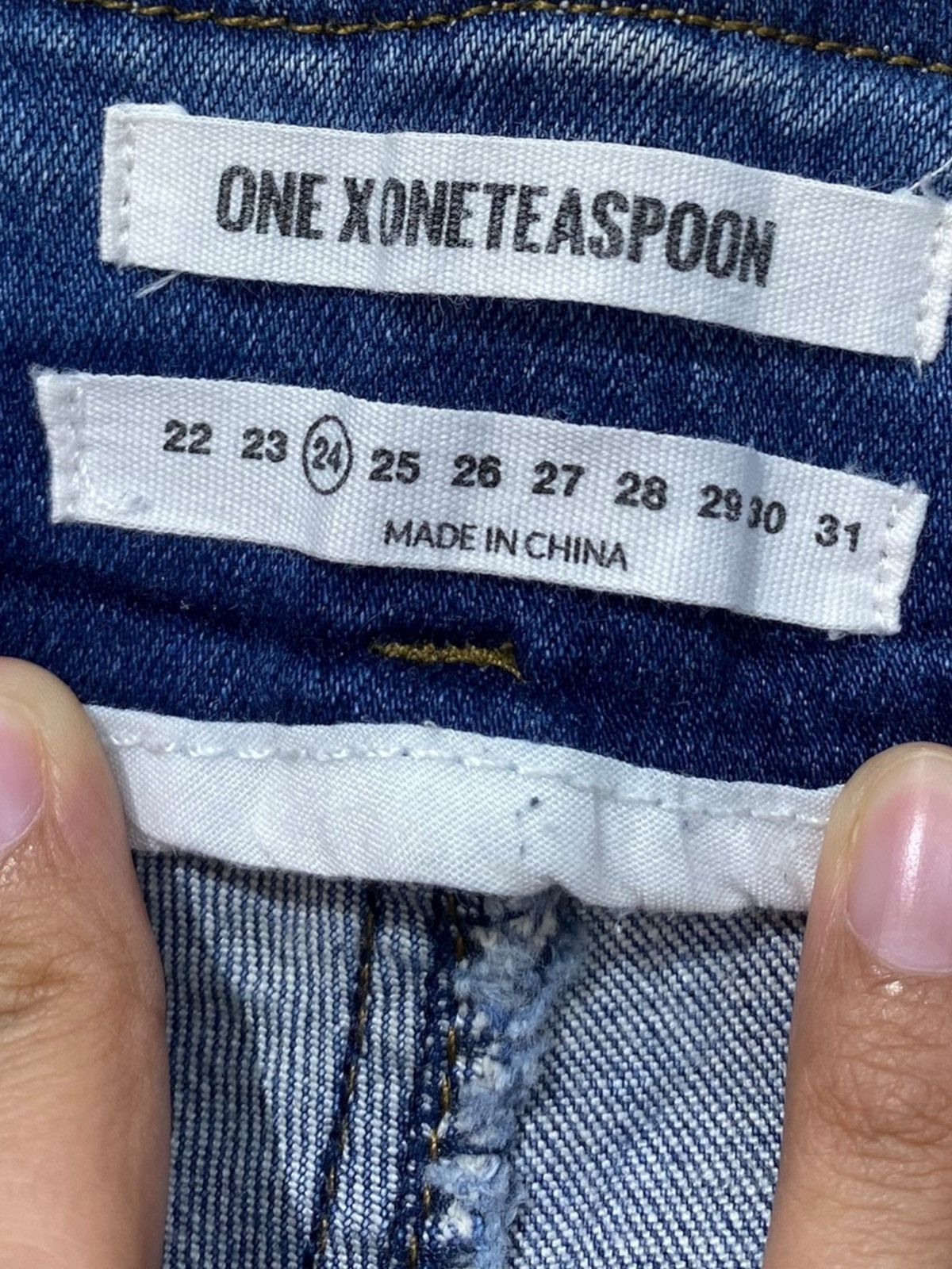 Other Japanese Brand Retro Raw Hem Style Bell Bottom Jeans Size US 26 / EU 42 - 10 Thumbnail