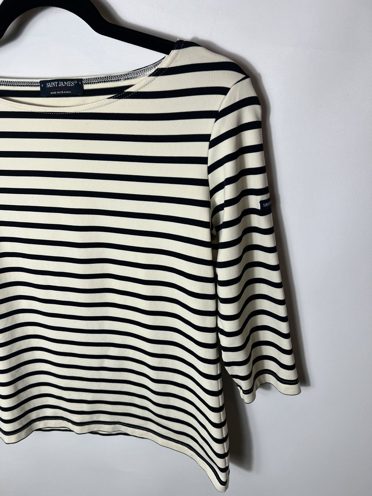 Saint James Vintage archive Saint James women 3/4 Sleeves Jumper y2k Size S / US 4 / IT 40 - 2 Thumbnail