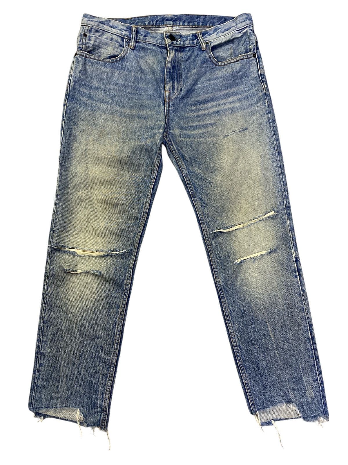 Alexander Wang Alexander Wang 002 Distressed Denim Size US 33 - 1 Thumbnail