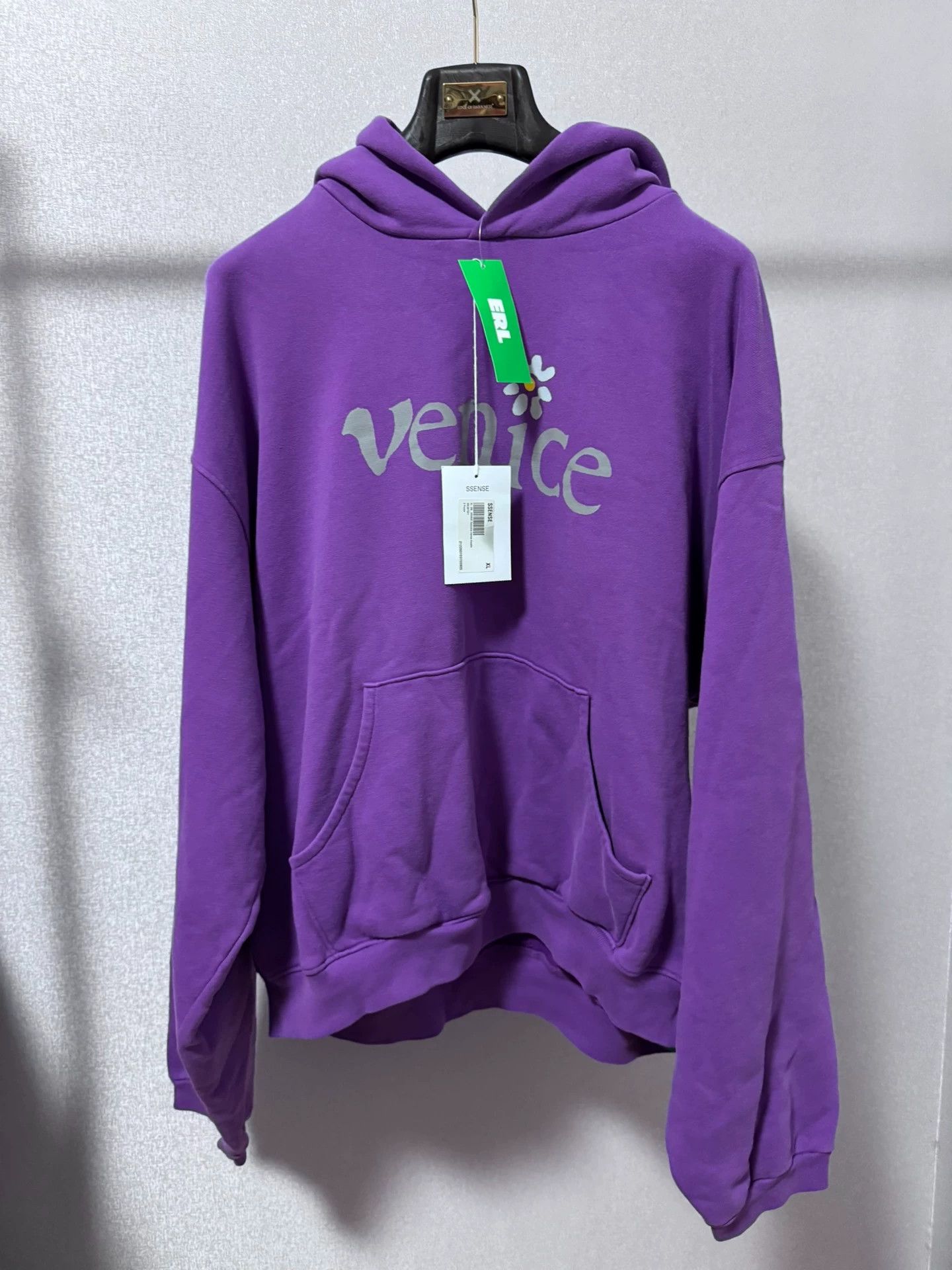 ERL ERL Purple Blue Swirl Hoodie Sweatshirt | Grailed