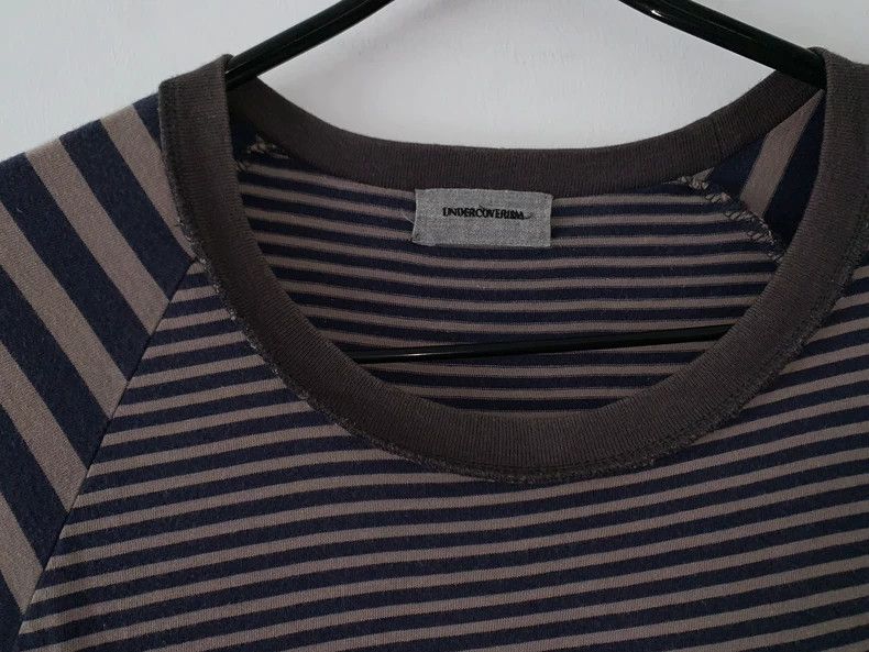 Undercover Undercover Size3 patched striped short-sleeved tee Size US M / EU 48-50 / 2 - 3 Thumbnail
