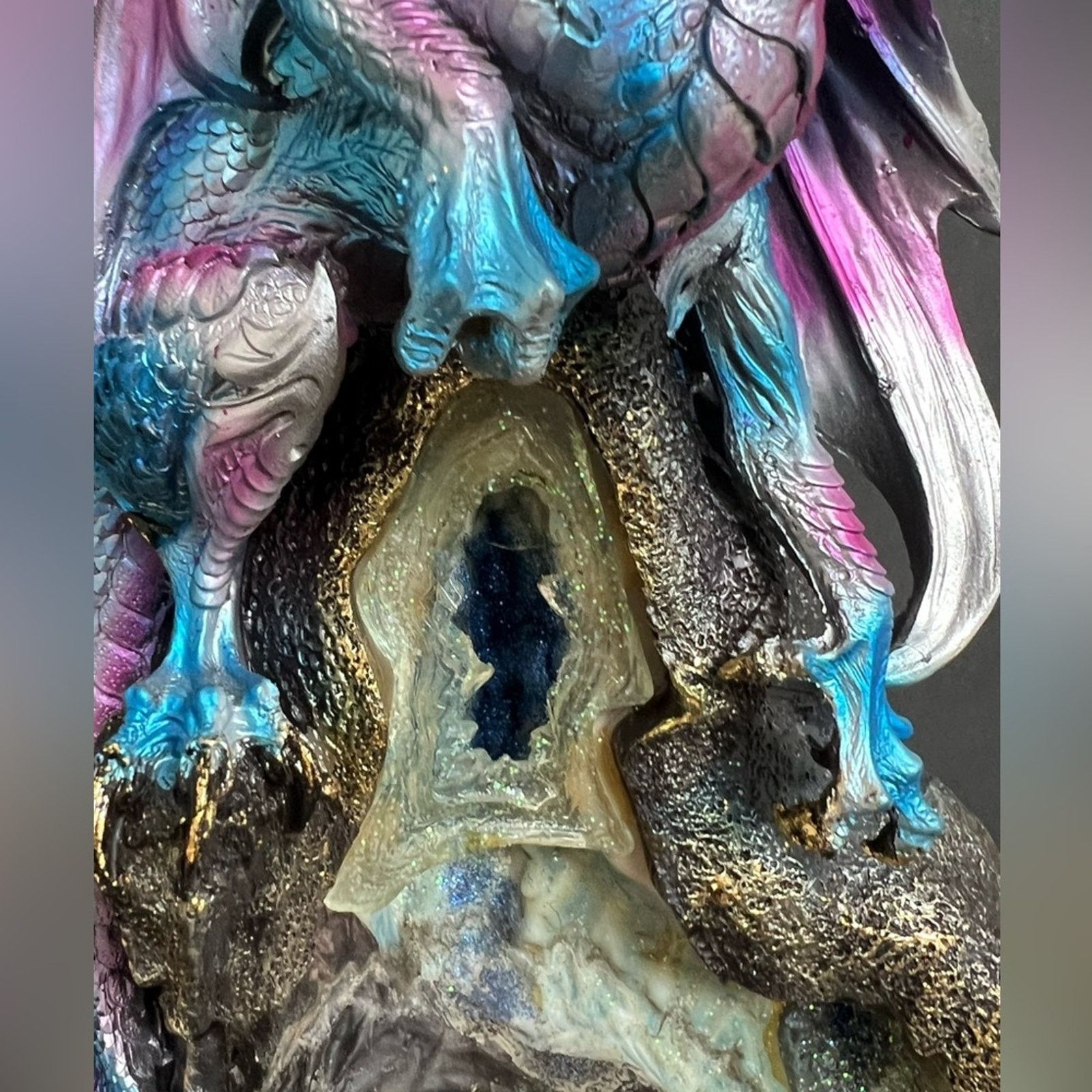 Other Dream Weaver Night Blue Purple Dragon Working Fountain EBROS Size ONE SIZE - 3 Thumbnail