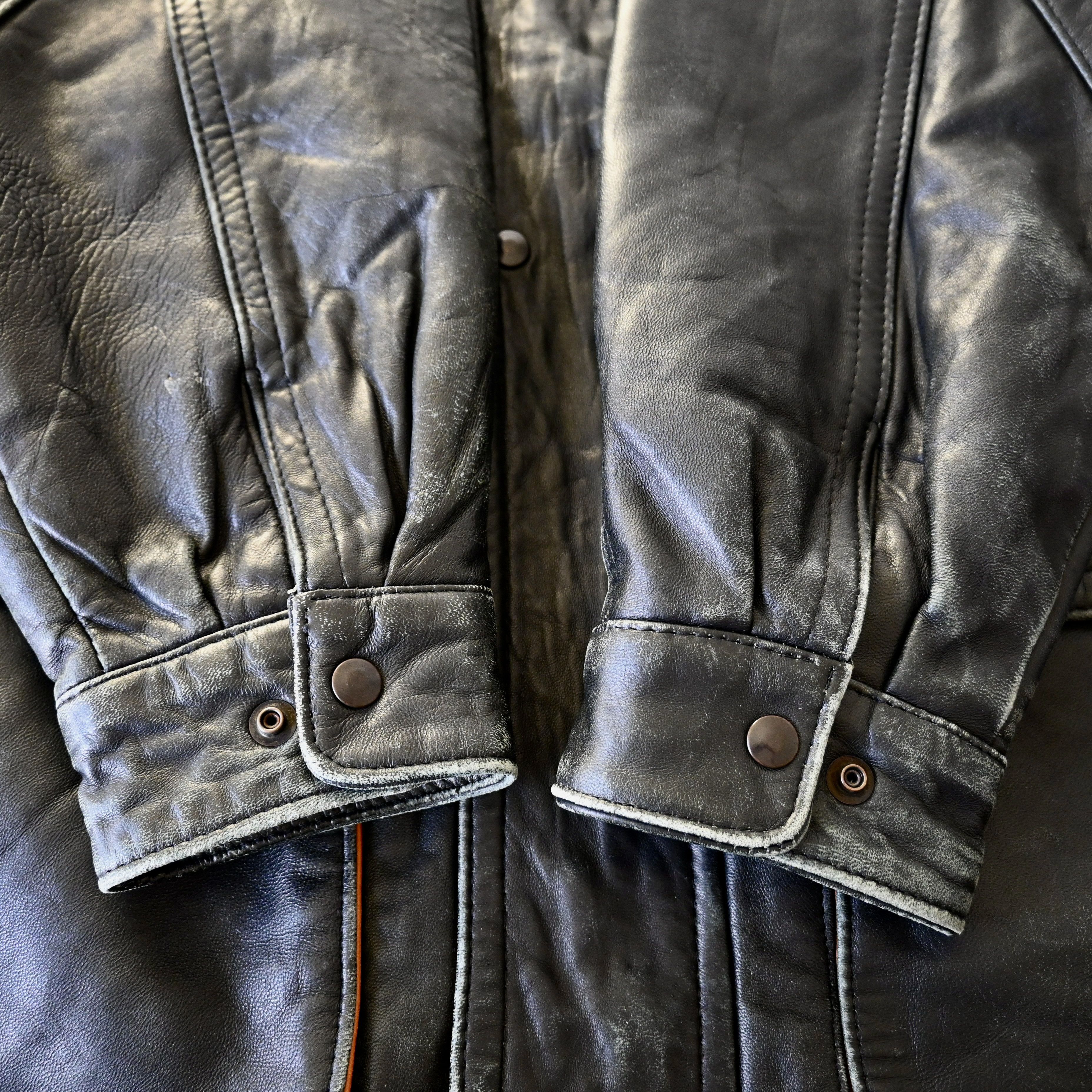 Vintage VTG 1990s VENETTI lamb leather parka, made in Australia Size US L / EU 52-54 / 3 - 15 Thumbnail