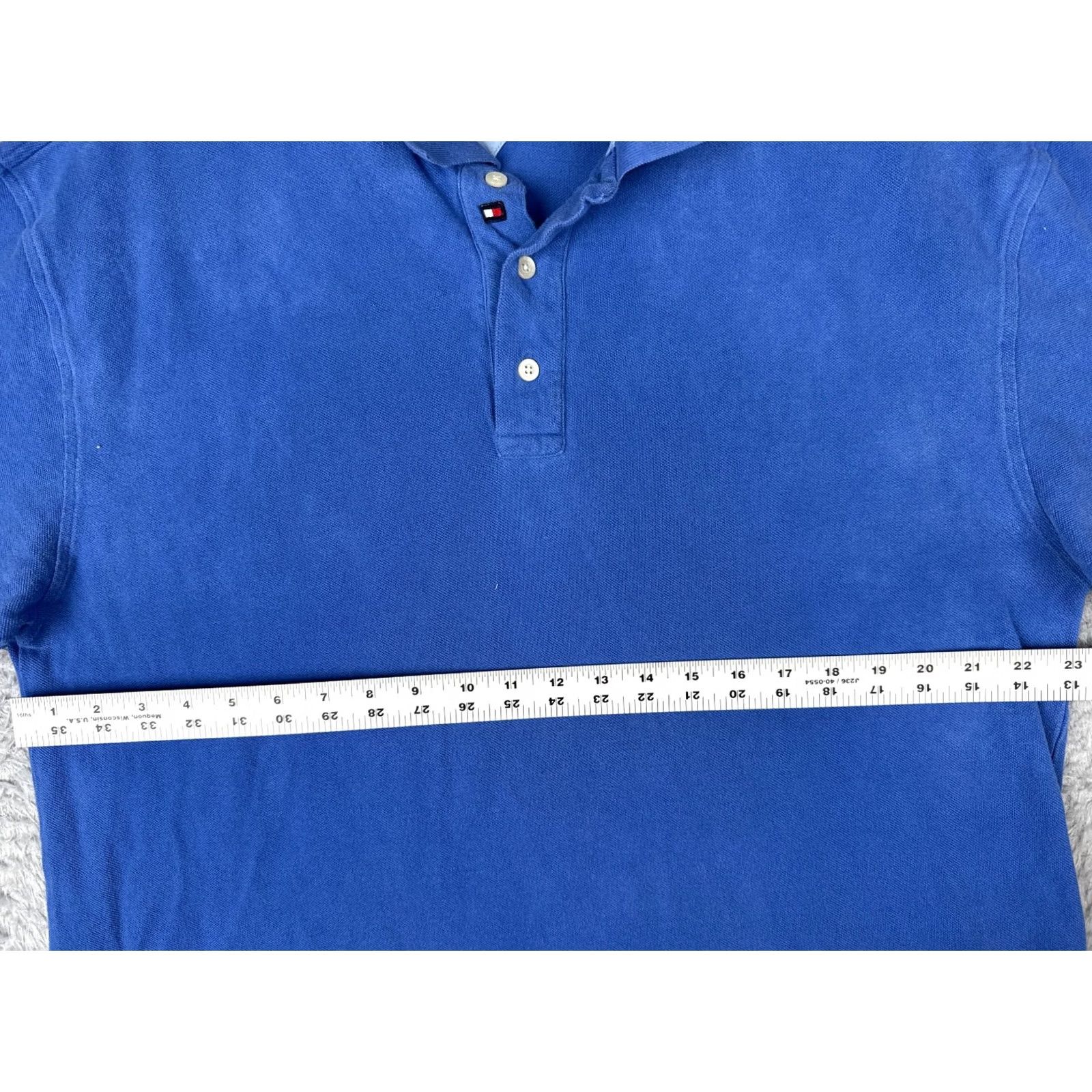 Tommy Hilfiger Tommy Hilfiger Polo Shirt Men 2XL 100% Cotton Short Sleeve Blue Classic Polo Shirt 2XL Mens Size US XXL / EU 58 / 5 - 7 Thumbnail