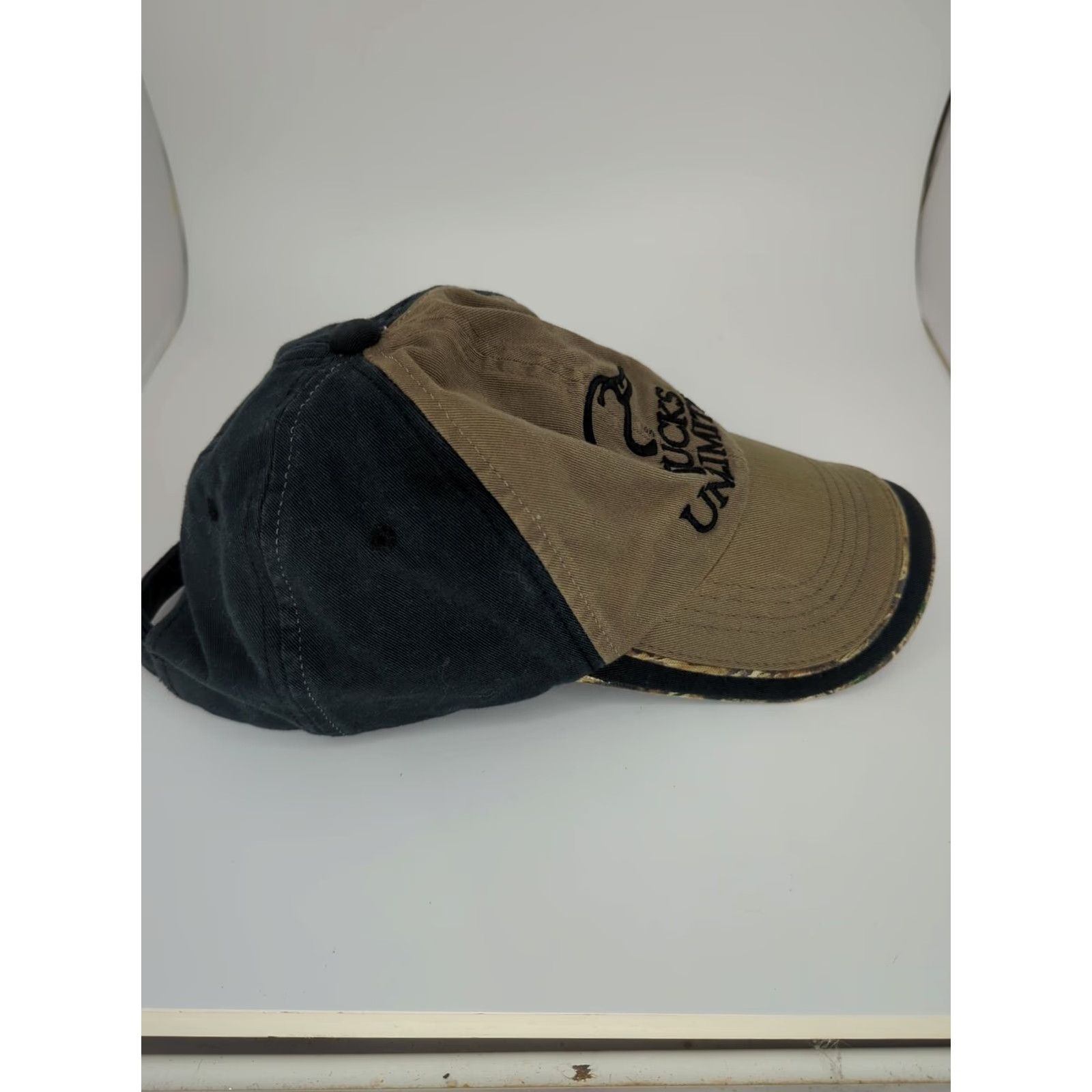 Vintage VINTAGE Ducks Unlimited Hat Cap Baseball Cap Adults Men Adjustable One Size Green Black Camo Outdoor Hunting Size ONE SIZE - 5 Thumbnail