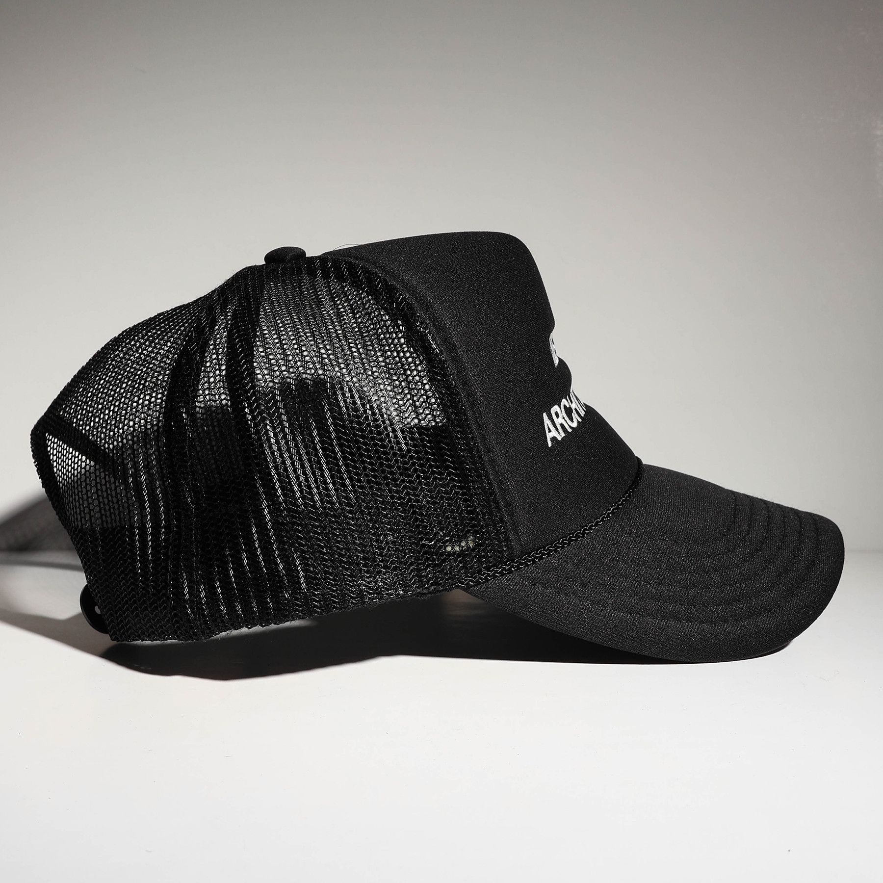 Vintage Mental Architecture Embroidered Logo Mesh Trucker Hat Size ONE SIZE - 2 Thumbnail