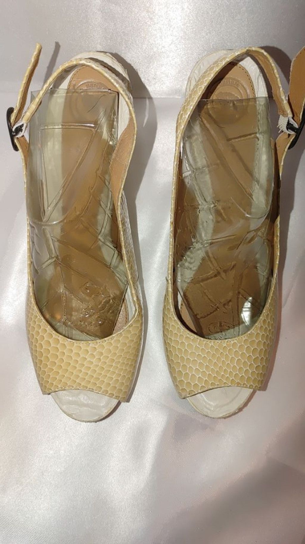 LAMARQUE Nurture by Lamaze Luna Wedge Peep Toe Espadrilles Size 9.5M Size US 9.5 / IT 39.5 - 5 Thumbnail