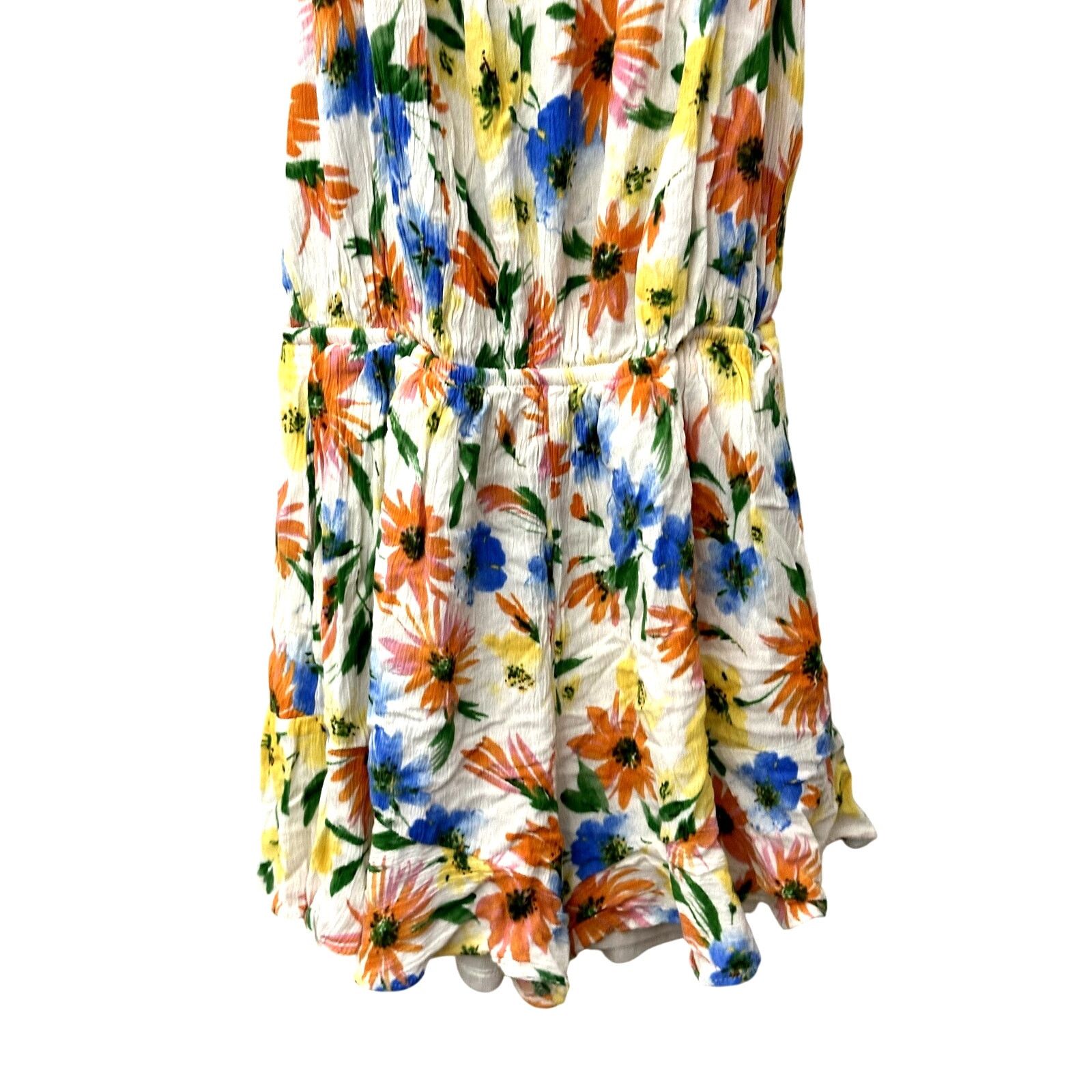 Other All In Favor Romper Floral Adjustable Tie Multi S NWT Size 34" / US 12 / IT 48 - 3 Thumbnail
