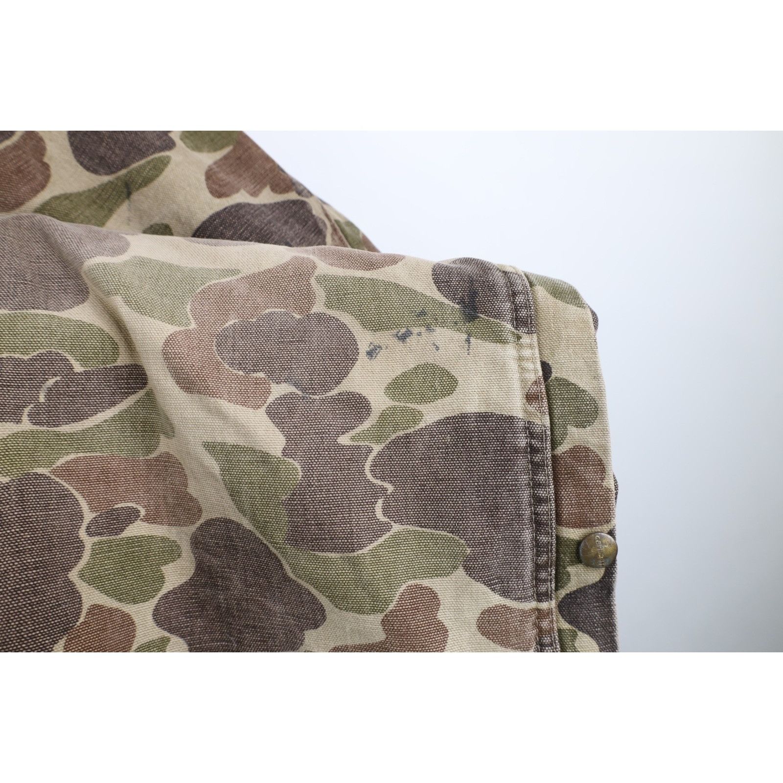 Carhartt Vintage 80s Carhartt Distressed Duck Camouflage Coveralls Size US XXL / EU 58 / 5 - 9 Thumbnail