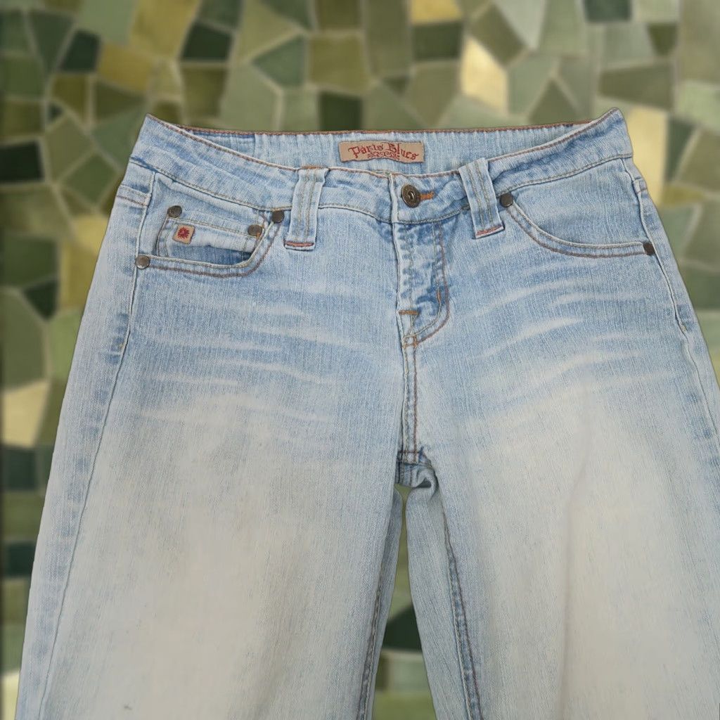 Vintage VINTAGE Paris Blues Jeans Bootcut Womens 3 Light Wash Low Rise 31in Inseam Flare Y2K Blues Size 26" / US 2 / IT 38 - 1 Thumbnail
