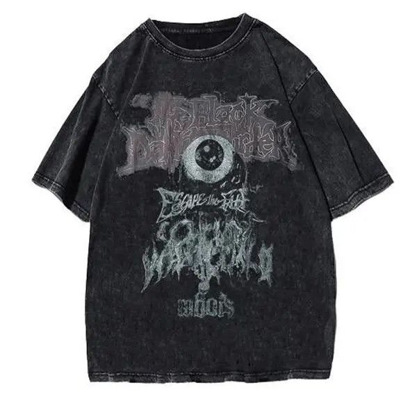 Other The Evil Eye Ball Tshirt Scary Retro Graphic Tees Tops Size US M / EU 48-50 / 2 - 7 Thumbnail