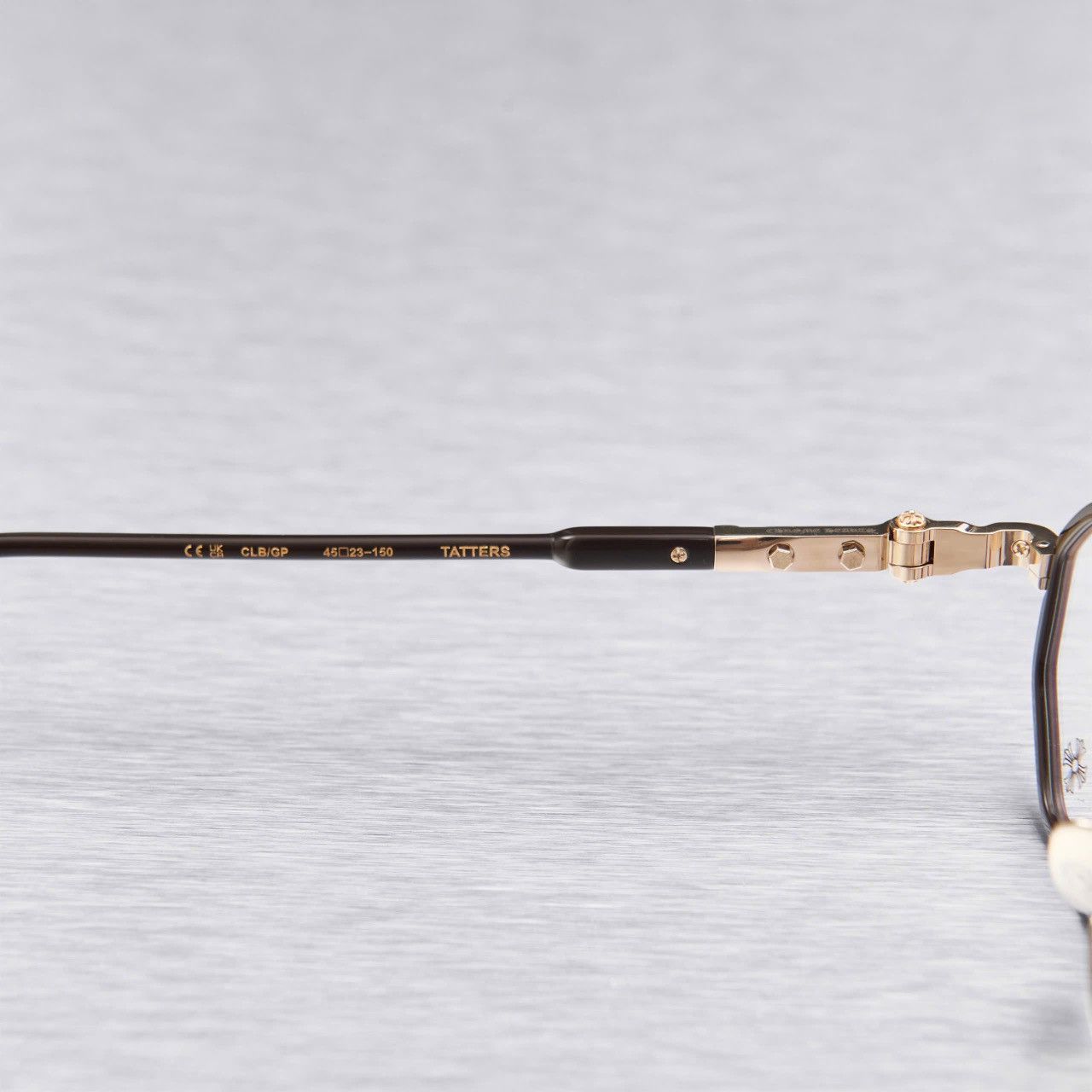 Chrome Hearts CHROME HEARTS TATTERS CLASSIC BROWN - GOLD PLATED GLASSES Size ONE SIZE - 5 Thumbnail