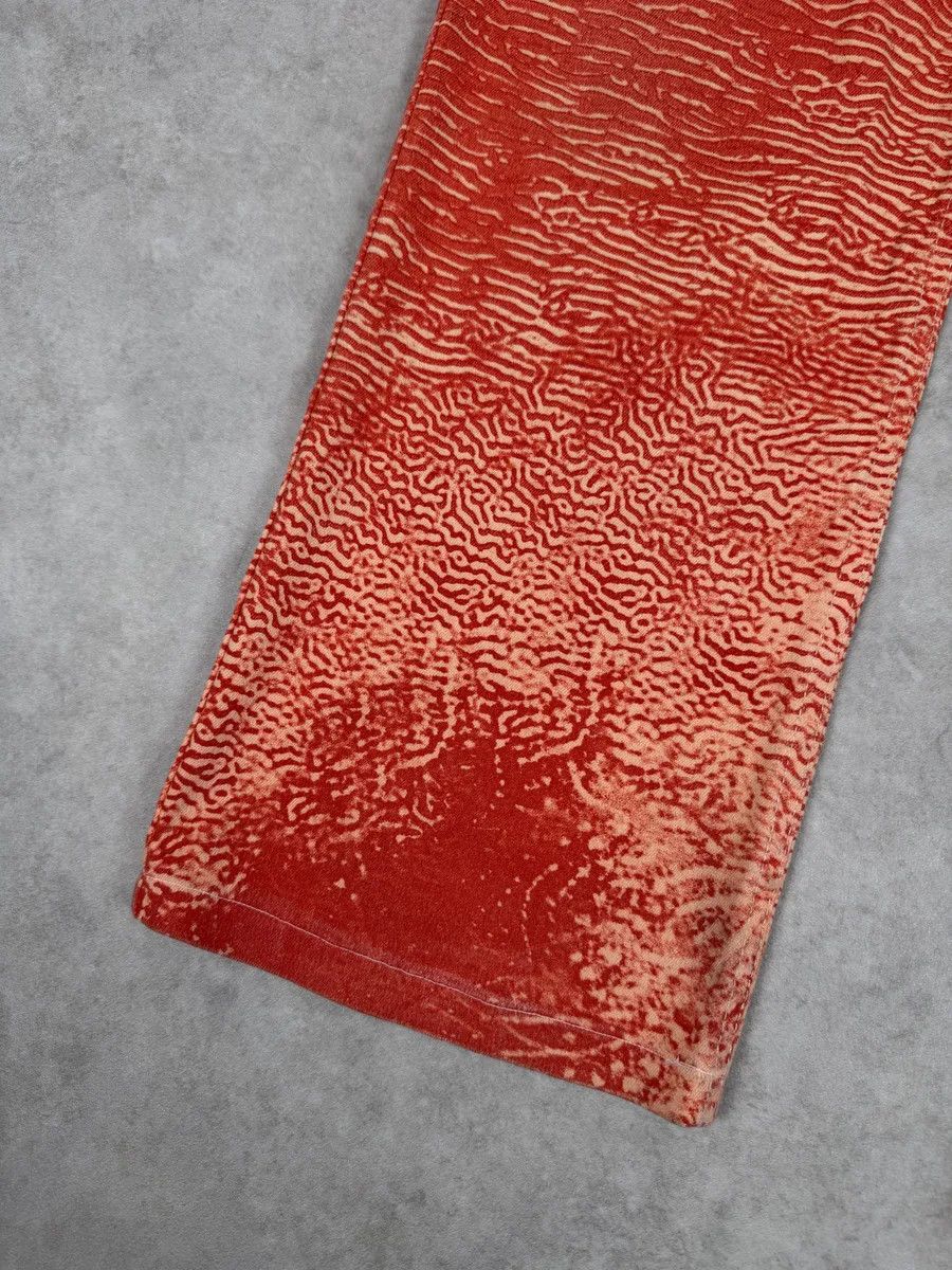 Roberto Cavalli 2000s Roberto Cavalli Red & White Coral Pants Size US 30 / EU 46 - 10 Thumbnail