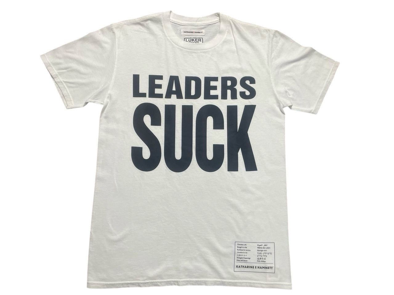 Leader Suck by Luker Japan X Katharine E Hamnett Tshirt