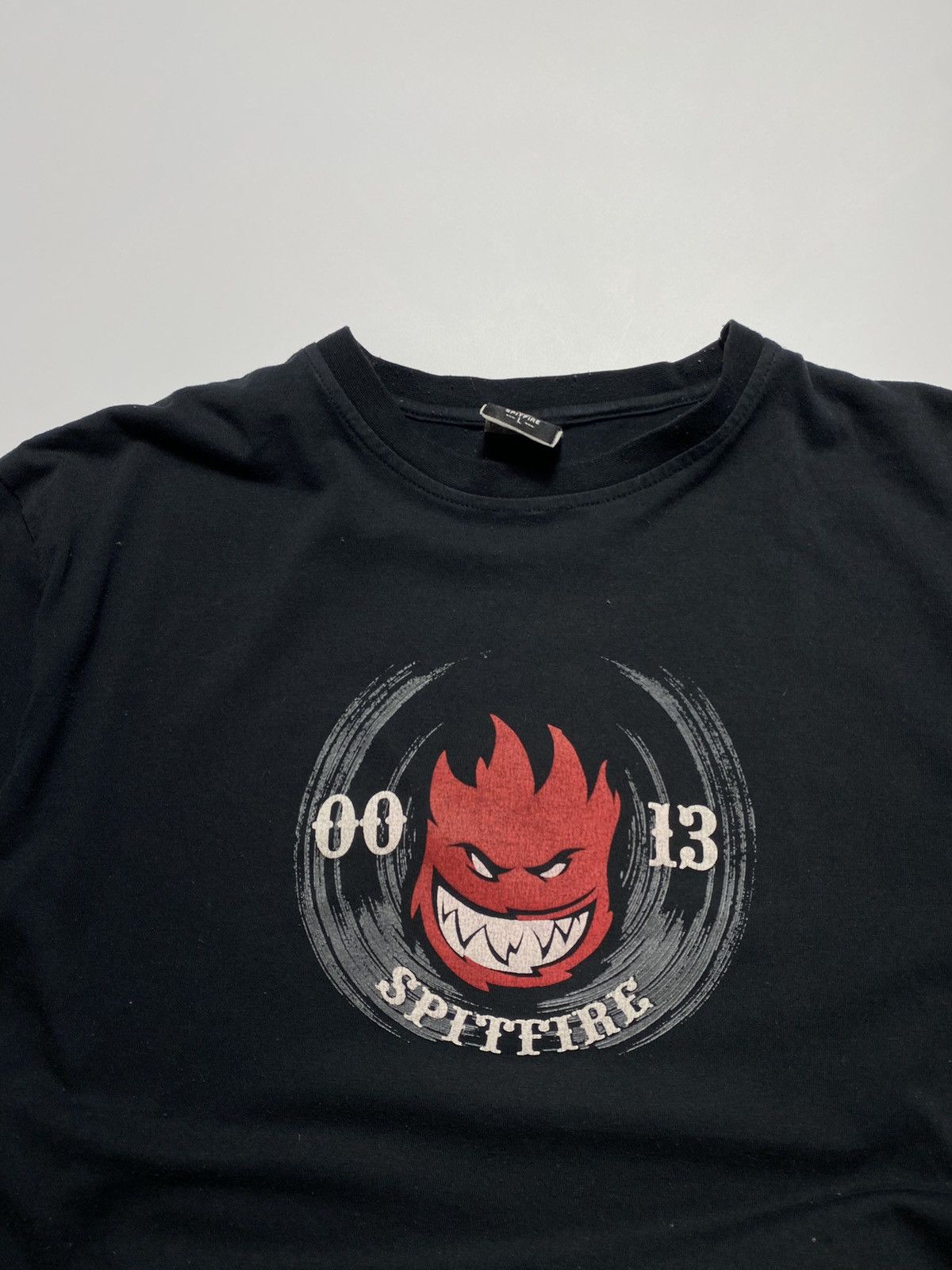 Spitfire × Vintage Vintage 90s Spitfire Script Sun T Shirt Tee Size US L / EU 52-54 / 3 - 4 Thumbnail