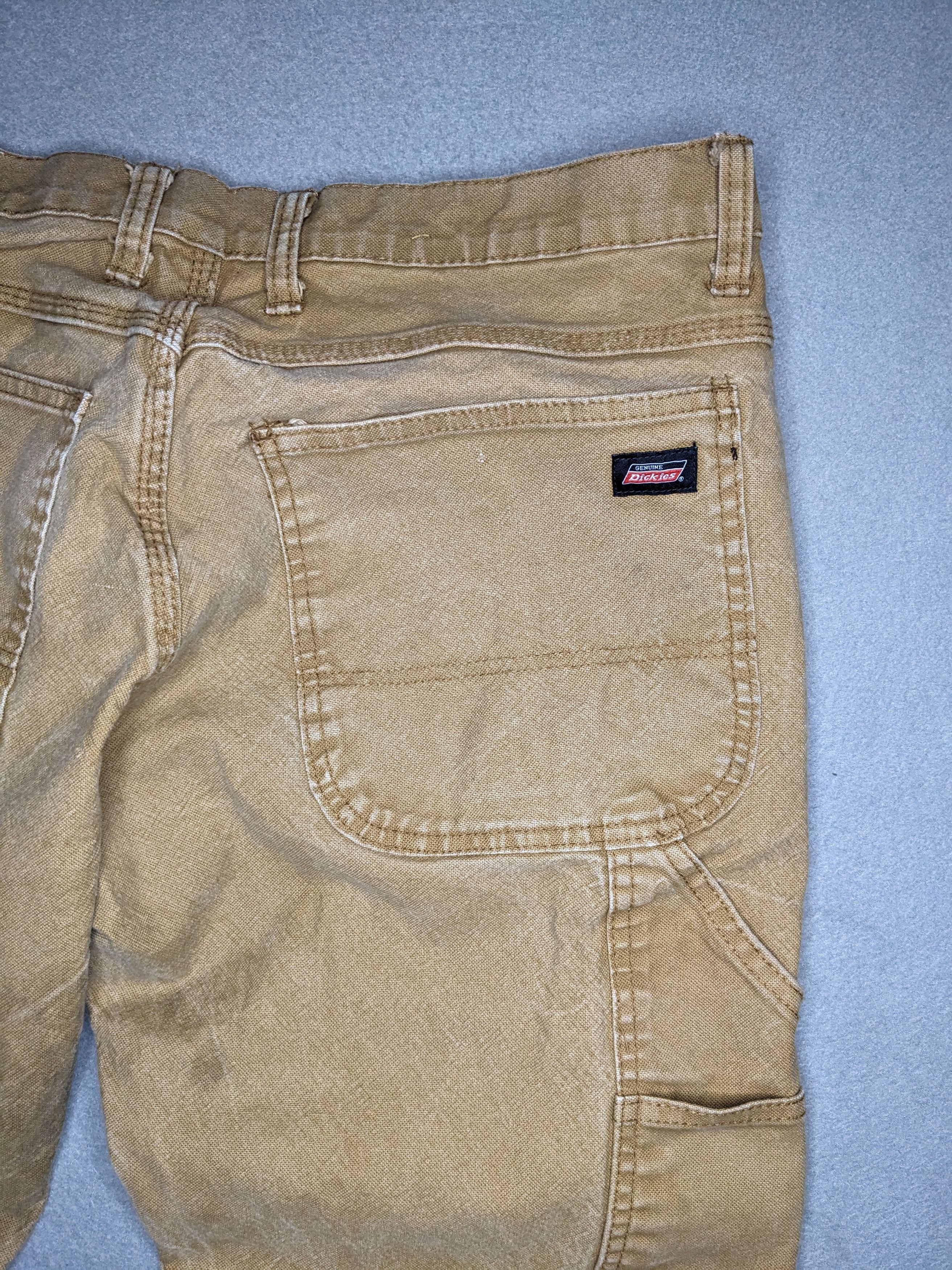 Dickies Dickies Carpenter Pants 32x29 Canvas Beige Distressed Faded Size US 32 / EU 48 - 6 Thumbnail