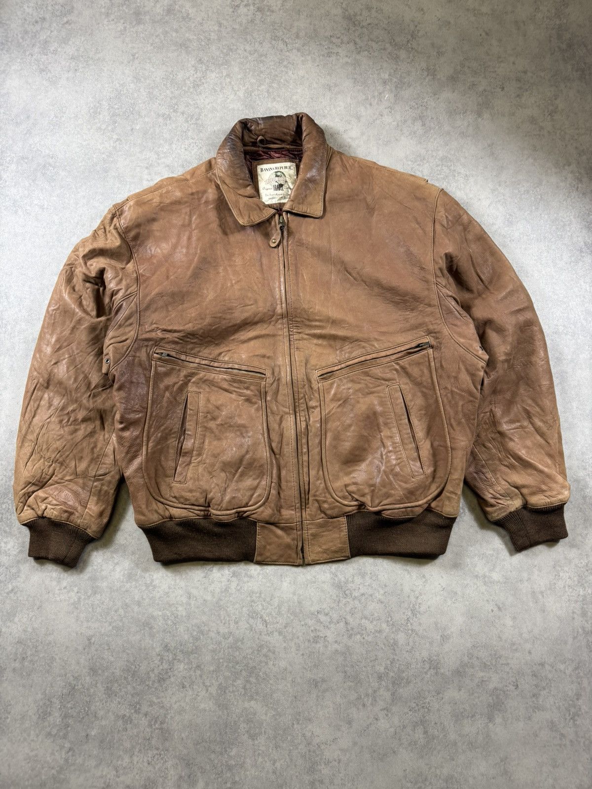 Banana Republic Vintage Leather Jacket