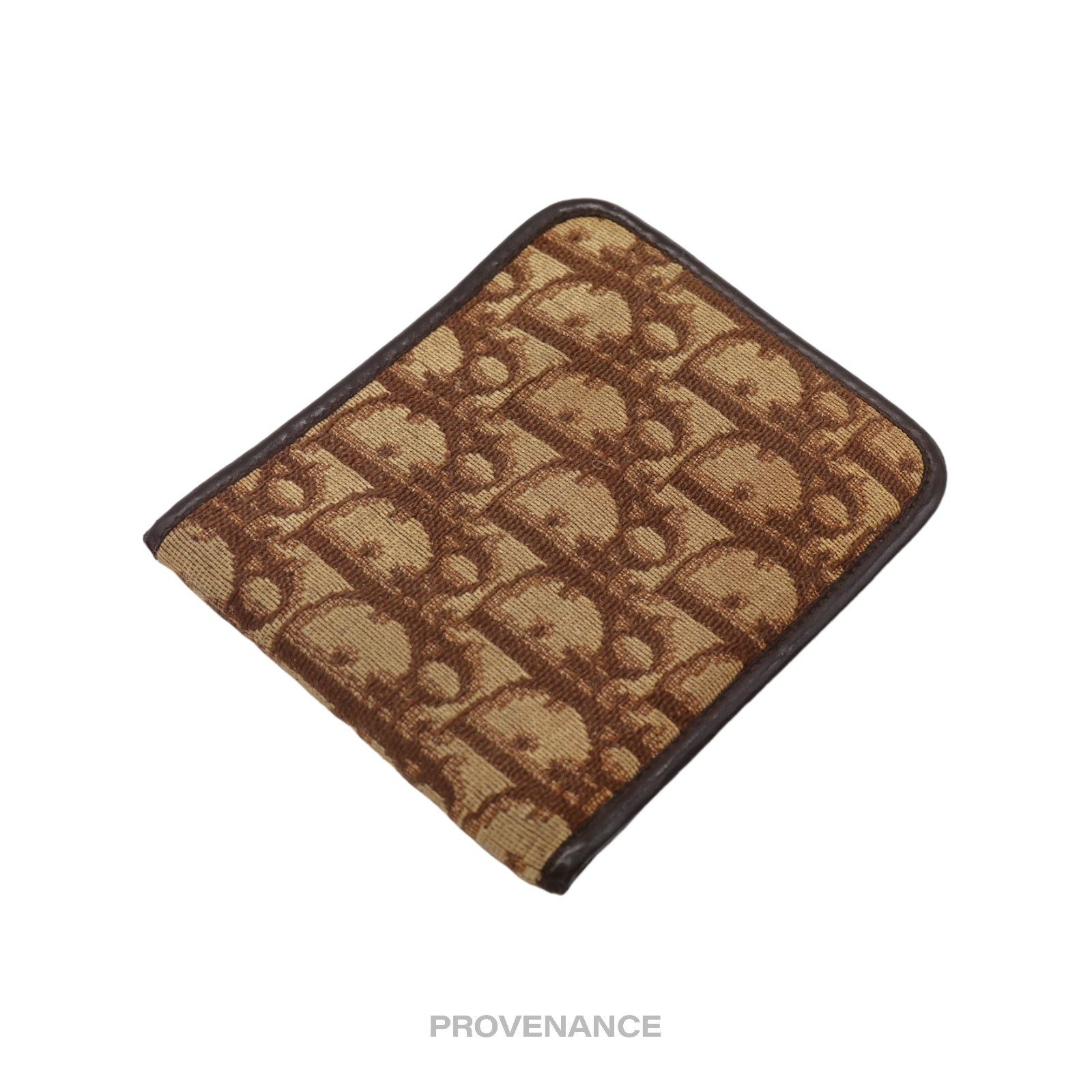 Dior 🔴 Dior Oblique Trotter Bifold Wallet - Brown Jacquard Size ONE SIZE - 3 Thumbnail