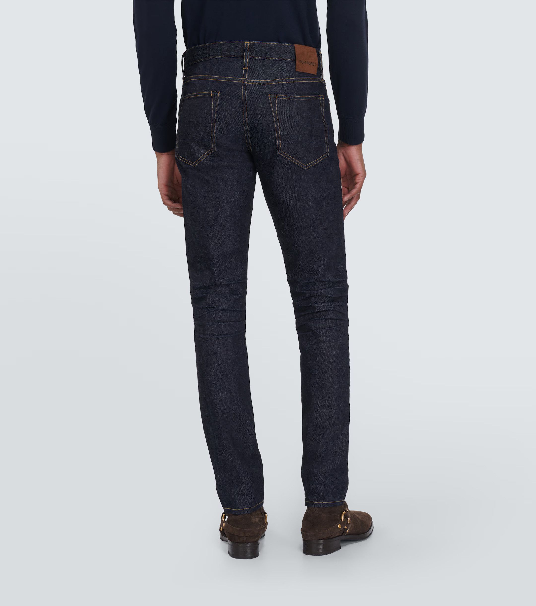 Tom Ford Best Dressed RARE $2,150 w/Tax TOM FORD Suede Harness Boots Size US 10.5 / EU 43-44 - 20 Thumbnail