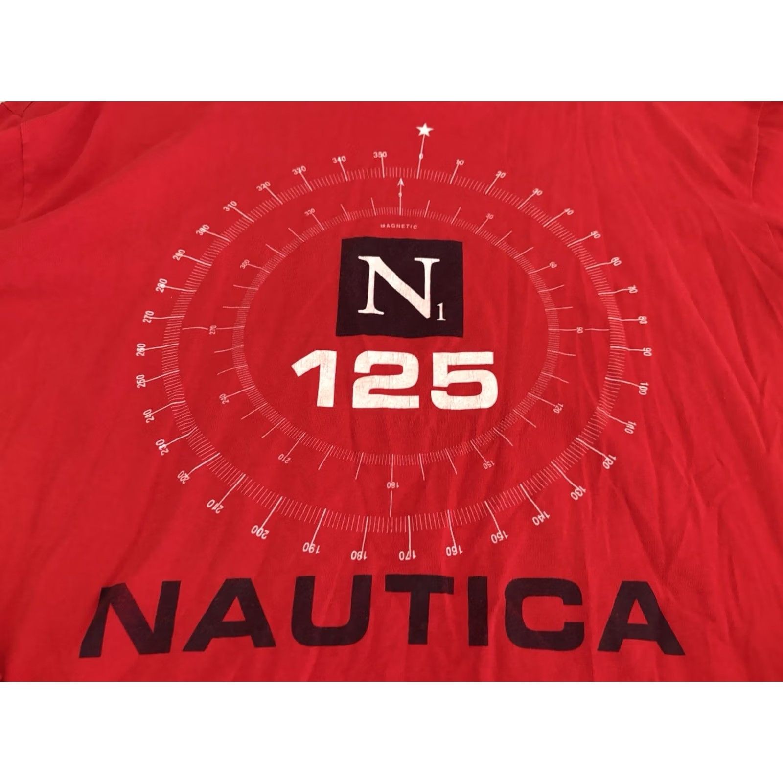 Nautica VINTAGE Nautica Red Long Sleeve T-Shirt Mens XL Made in USA Size US XL / EU 56 / 4 - 2 Thumbnail
