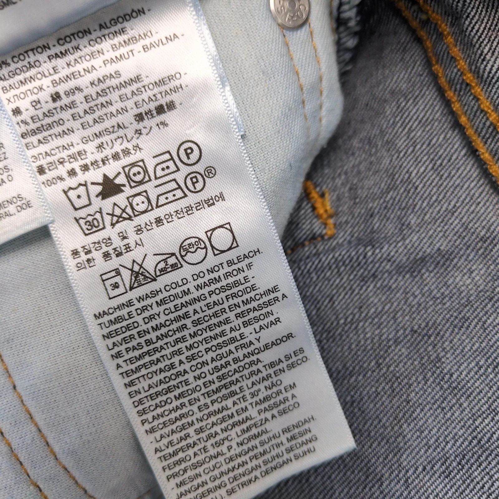 Levi's Levi's 541 Jeans Men's 36x32 Dark Stretch Denim Straight Leg Size US 36 / EU 52 - 9 Thumbnail