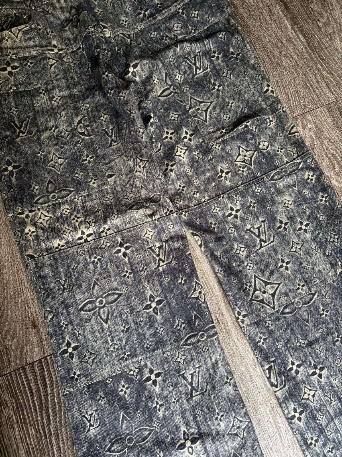 Louis Vuitton Louis Vuitton Monogram Denim Pants Size US 33 - 3 Thumbnail
