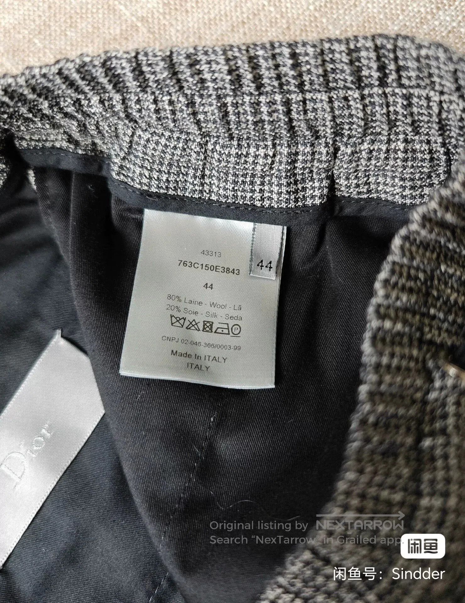 Dior Dior Men's Wool Cargo Sweatpants. Size US 28 / EU 44 - 4 Thumbnail