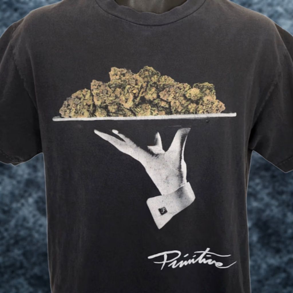 Primitive Cannabis T Shirt Mens Size Medium Black Marijuana Weed Primitive Skateboarding Size US M / EU 48-50 / 2 - 1 Thumbnail