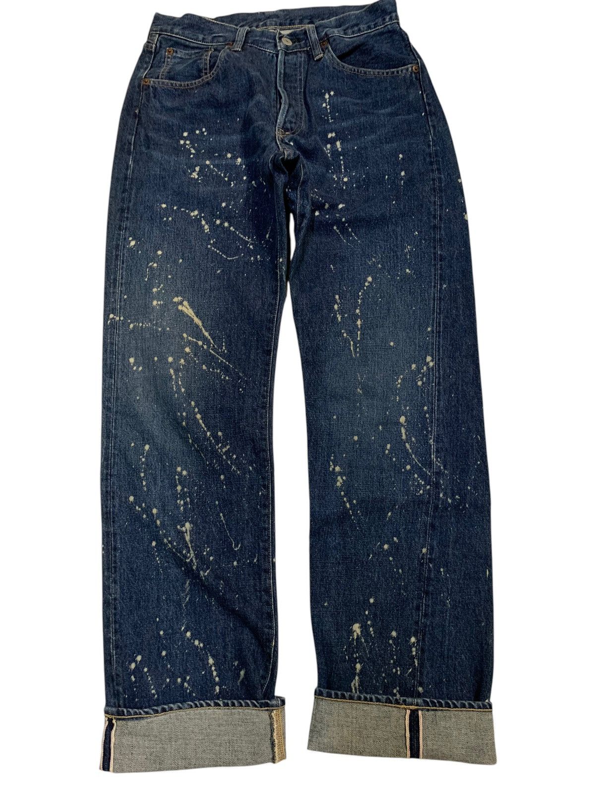 Kapital JOHNBULL BUTTON FLY SELVEDGE DISTRESSED DENIM Size US 28 / EU 44 - 5 Thumbnail