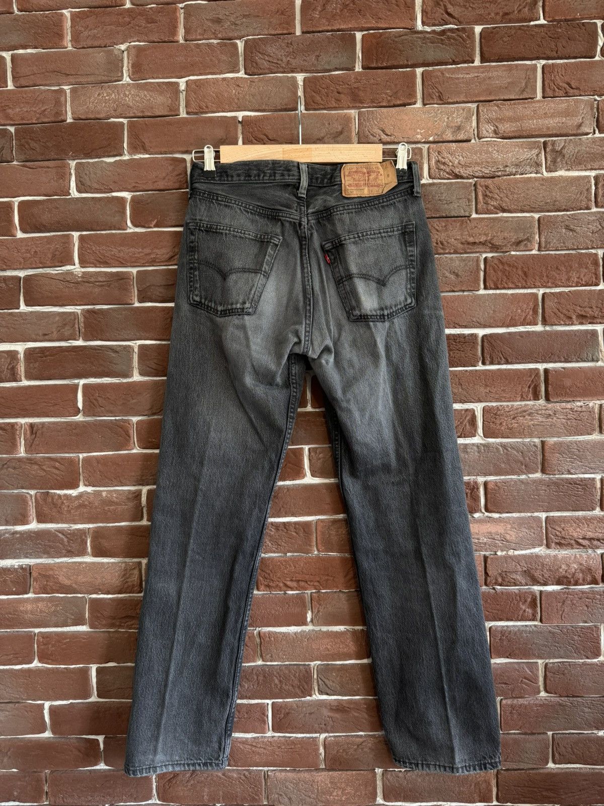 Levi's Rare Vintage 90s Levi’s 501 33x32 Washed Denim Jeans Pants Size US 33 - 2 Thumbnail