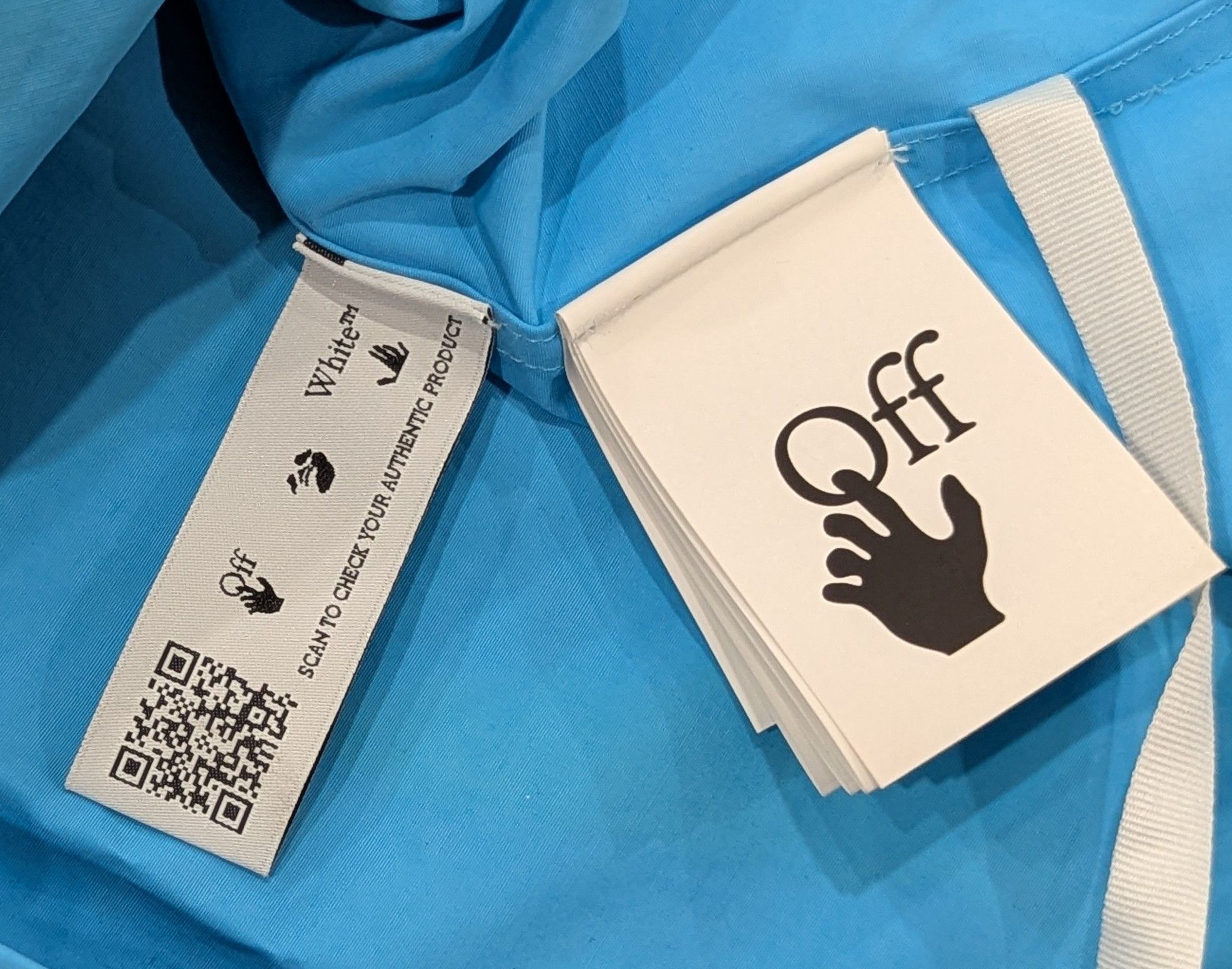 Off-White OFF-WHITE Leaf Print SS Button Up Shirt Teal Medium Size US M / EU 48-50 / 2 - 5 Thumbnail