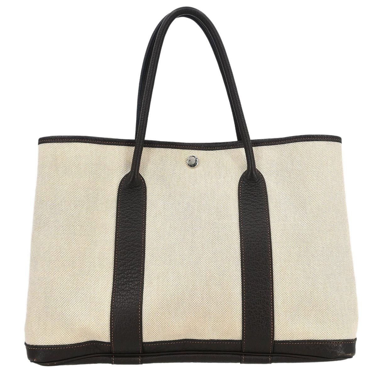 Hermes Hermes Garden Party Tote Canvas and Leather Size ONE SIZE - 1 Thumbnail