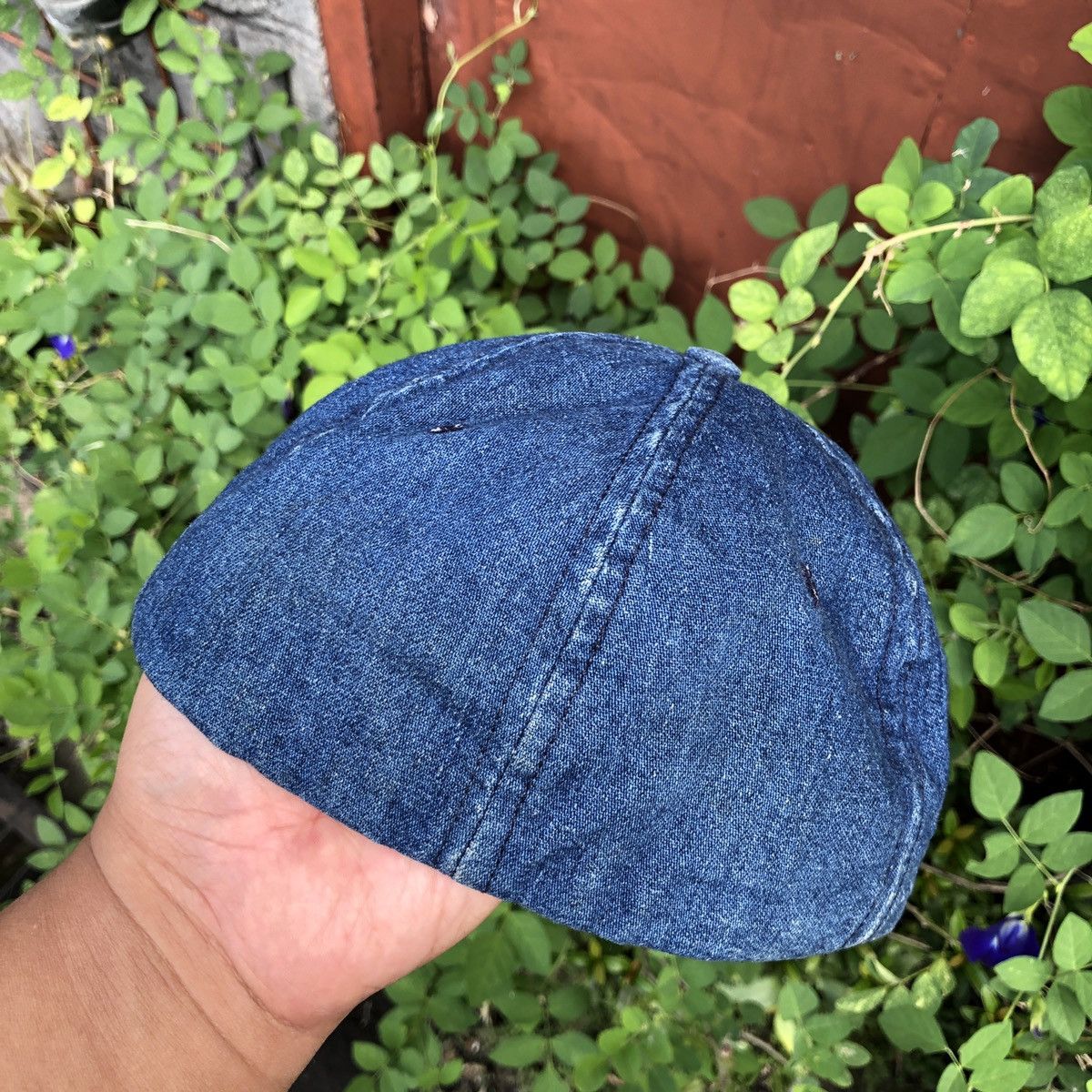 Polo Ralph Lauren × Ralph Lauren Sport × Vintage Rare vtg POLO SPORT DENIM CAP Size ONE SIZE - 4 Thumbnail