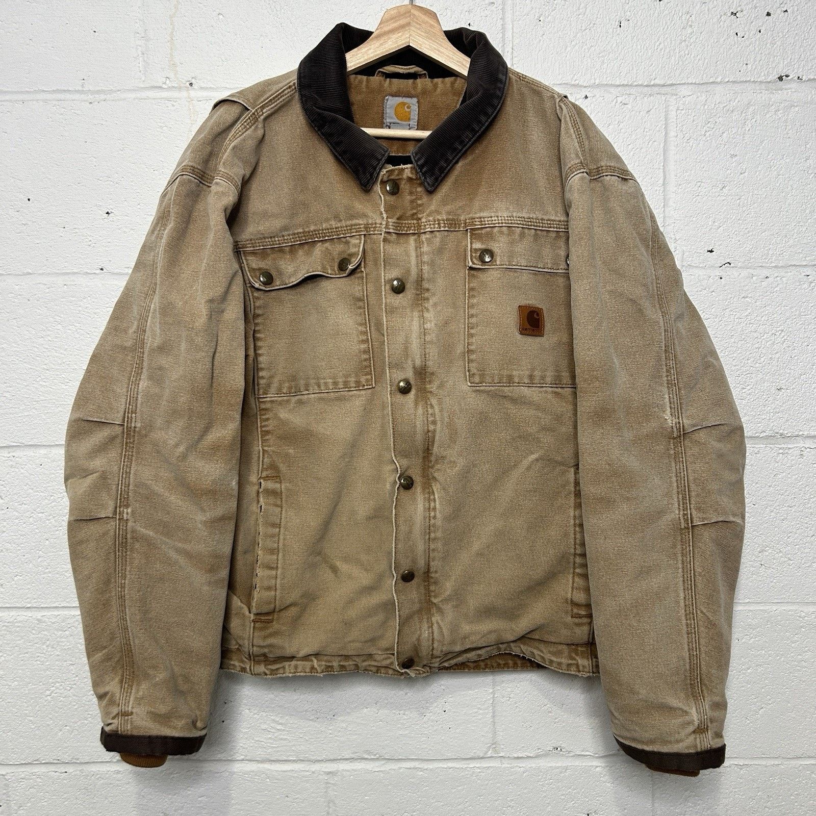 Carhartt Carhartt Quilted Canvas Tractor Jacket “Brown” Size US L / EU 52-54 / 3 - 1 Thumbnail