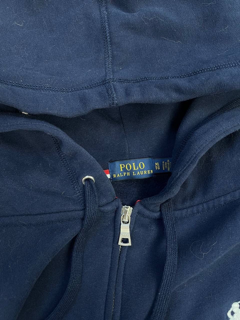 Polo Ralph Lauren × Vintage Vintage Polo Ralph Lauren USA Zip UP Hoodie Y2K Size US XL / EU 56 / 4 - 8 Thumbnail