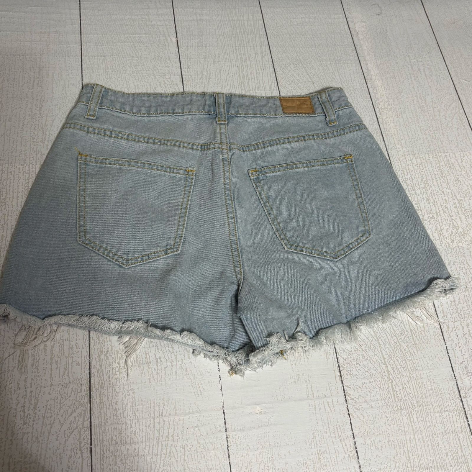 Other Denim Blvd Blue Light Wash Distressed Shorts Size Small Size 27" / US 4 / IT 40 - 11 Thumbnail