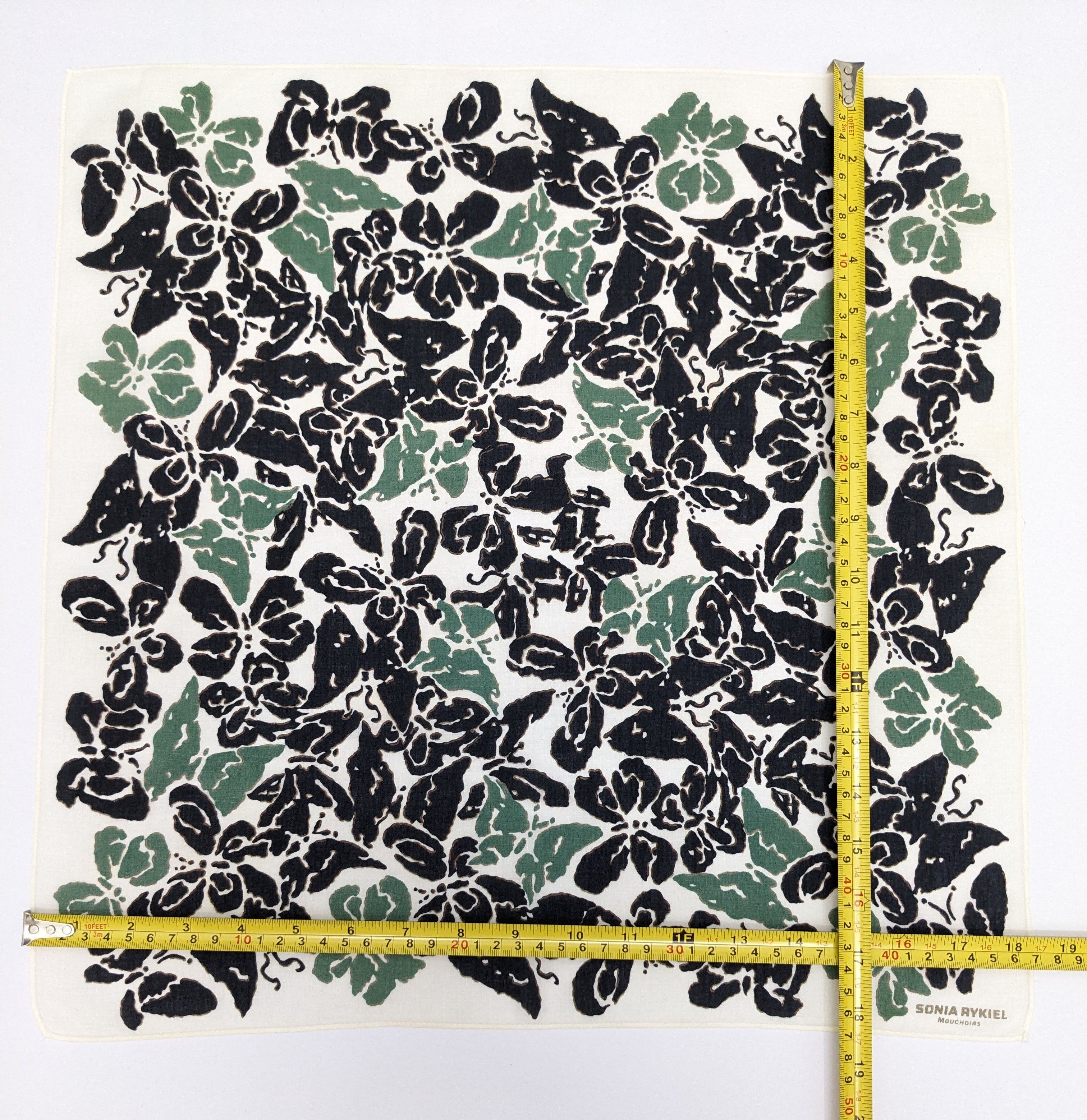 Sonia Rykiel VINTAGE SONIA RYKIEL MOUCHOIRS BUTTERFLY HANDKERCHIEF Size ONE SIZE - 4 Thumbnail