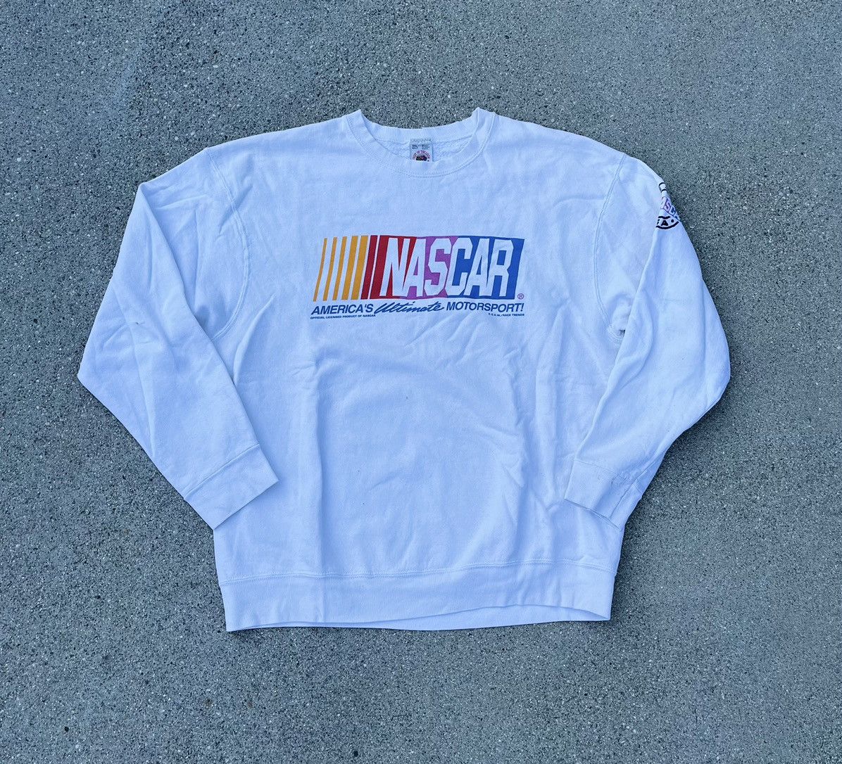 NASCAR × Vintage Vintage NASCAR Crewneck Sweatshirt Pullover Officially USA Size US XL / EU 56 / 4 - 9 Thumbnail