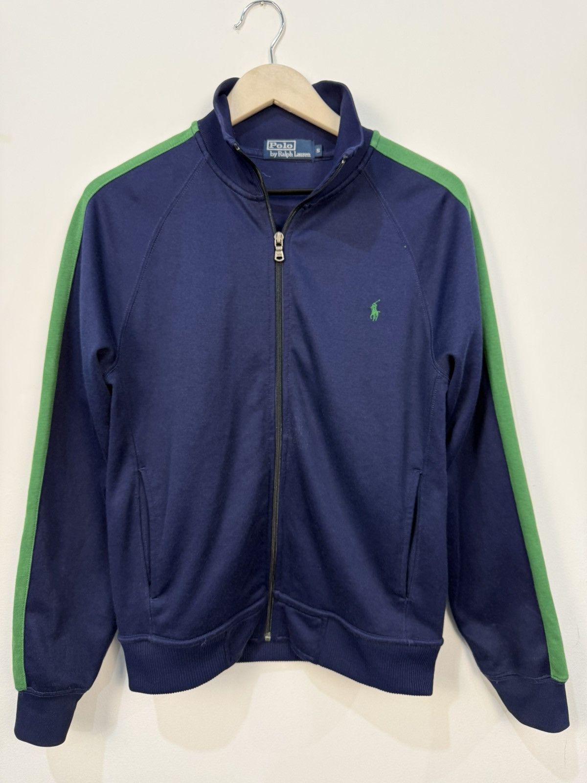 Polo Ralph Lauren Polo Ralph Lauren Vintage Zip Blue Sweatshirt Size US S / EU 44-46 / 1 - 4 Thumbnail