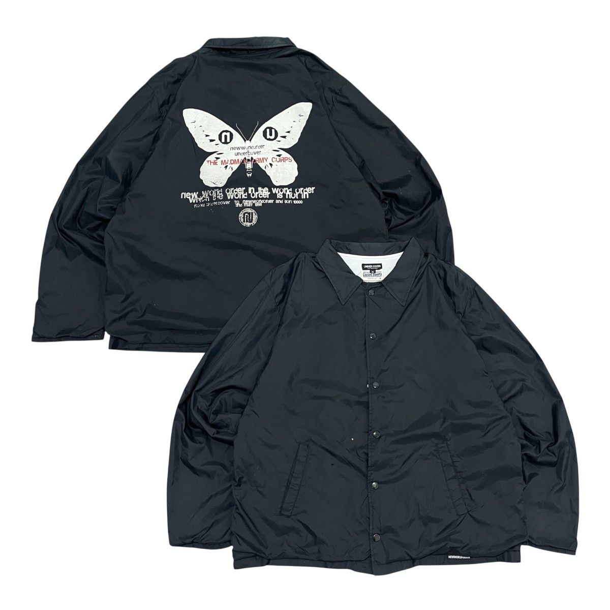 Undercover SS98 UNDERCOVER JUN TAKAHASHI x NEW WORLD ORDER COACH JACKET Size US M / EU 48-50 / 2 - 1 Thumbnail