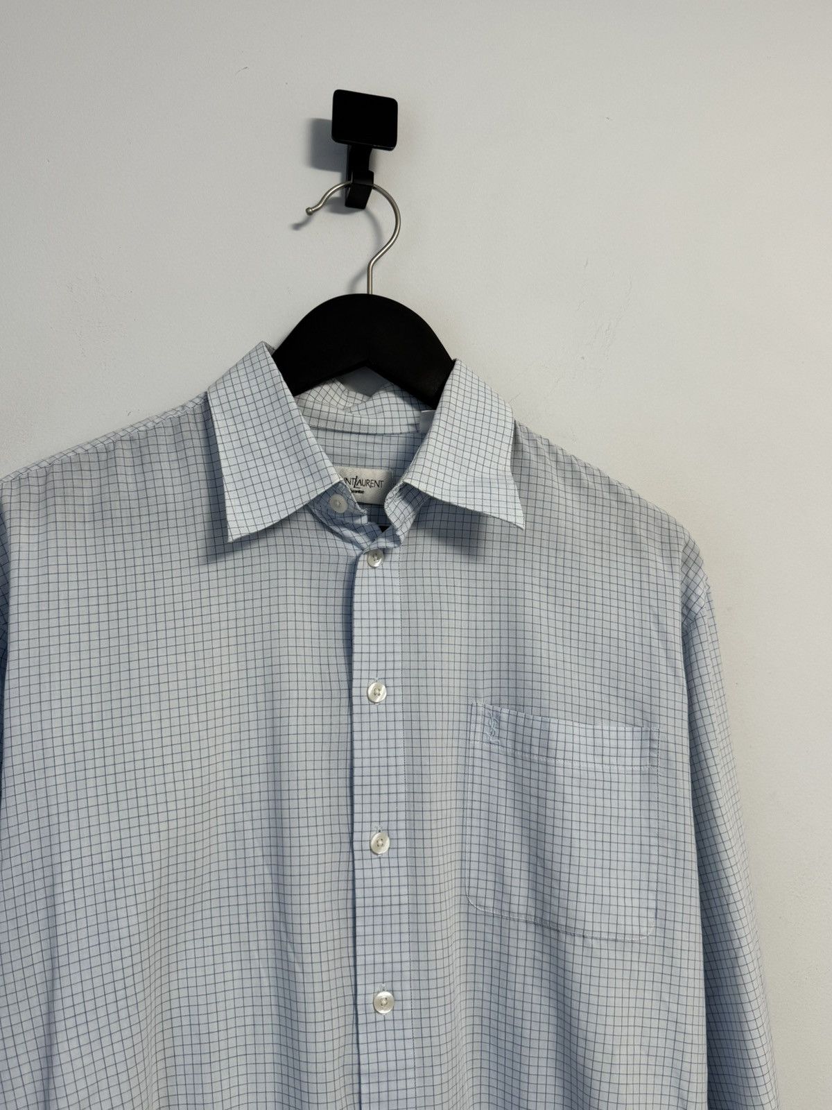 Yves Saint Laurent Yves Saint Laurent Button Up Shirt Luxury Size 40/41 16 Size US M / EU 48-50 / 2 - 2 Thumbnail