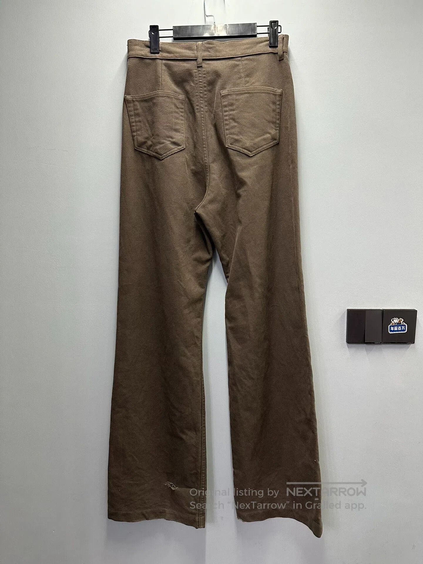 Rick Owens Rick Owens Brown Geth Denim Pants 24FW. Size US 29 - 2 Thumbnail