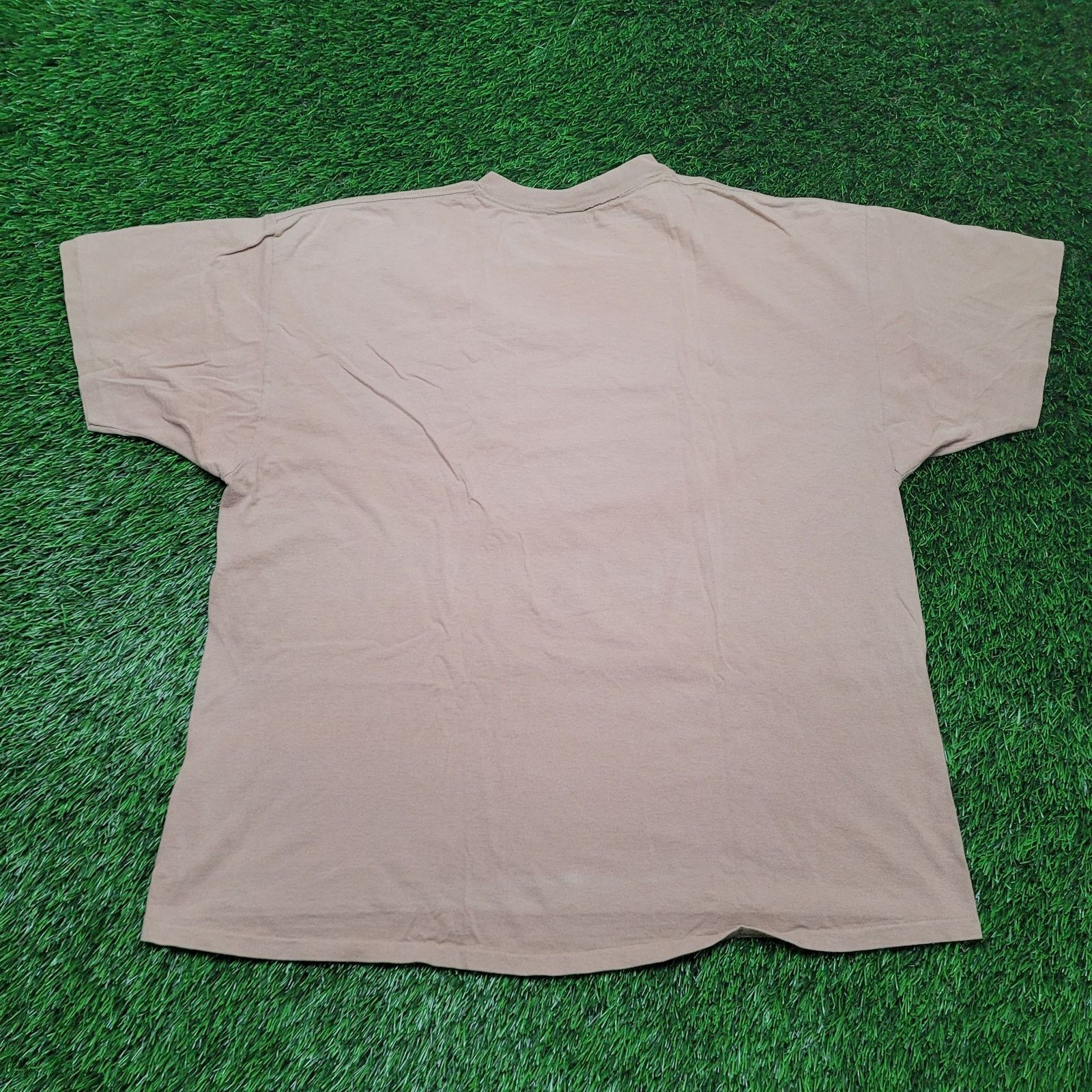 Vintage VTG 90s Wolf Nature Tee XL Boxy Fit Single Stitch USA Brown Size US XL / EU 56 / 4 - 7 Thumbnail