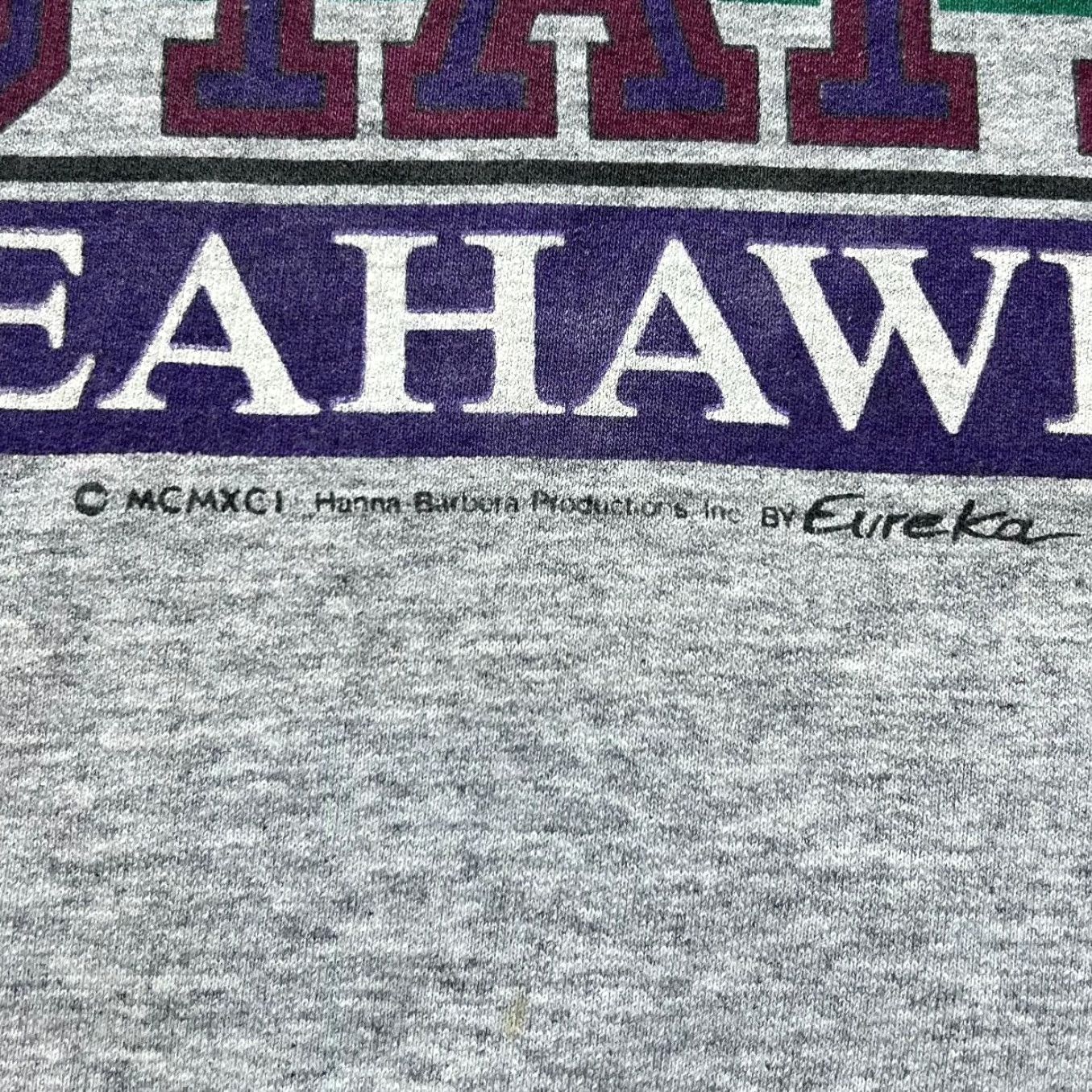 Vintage Vintage Eureka 1991 OHIO STATE SEAHAWKS The Flintstones Sports Graphic Sweatshirt Small/Medium Grey Men’s Sweatshirt Mens XS-XL Size US S / EU 44-46 / 1 - 4 Thumbnail