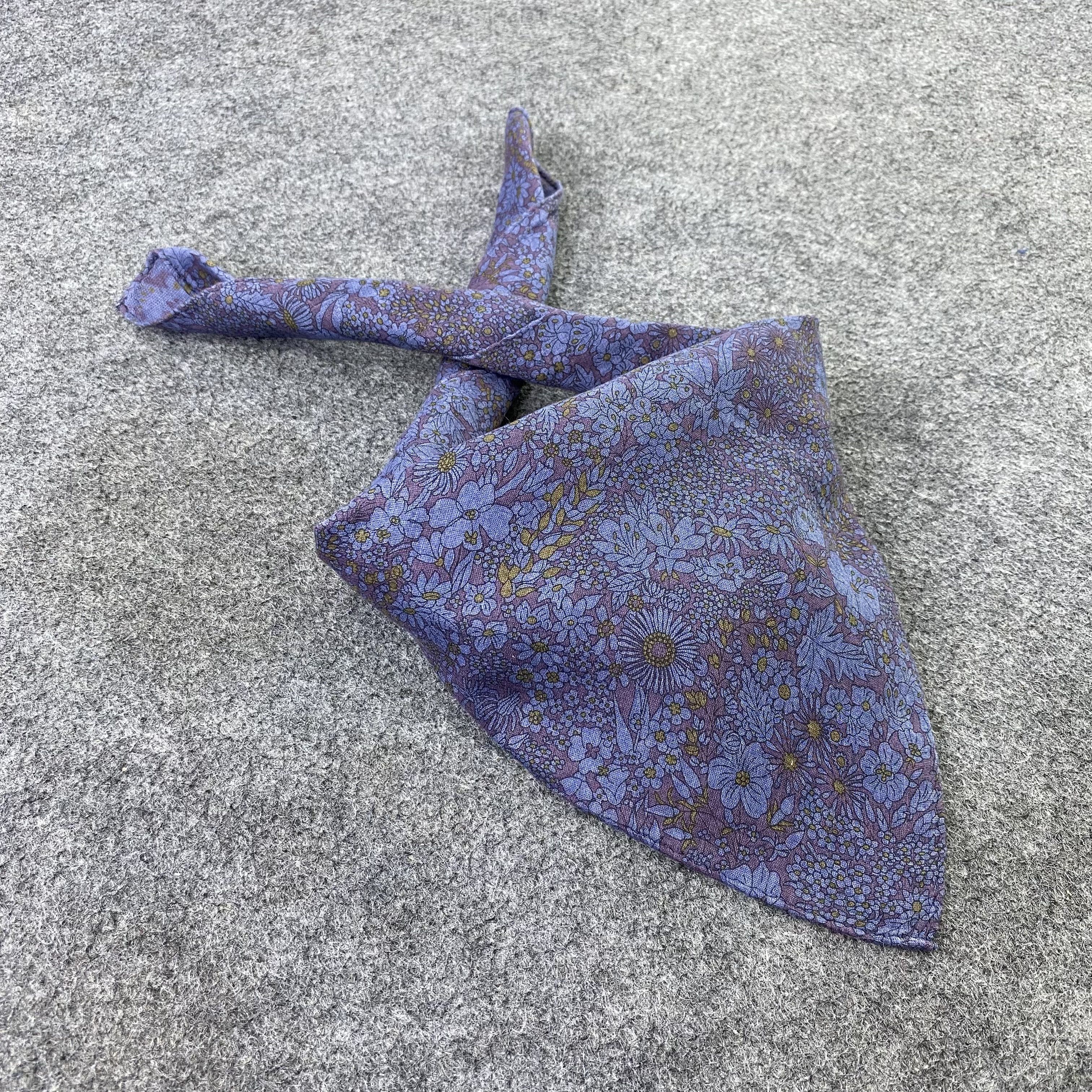 Liberty × Vintage Liberty Floral Handkerchief / Bandana / Neckerchief-B850 Size ONE SIZE - 1 Thumbnail