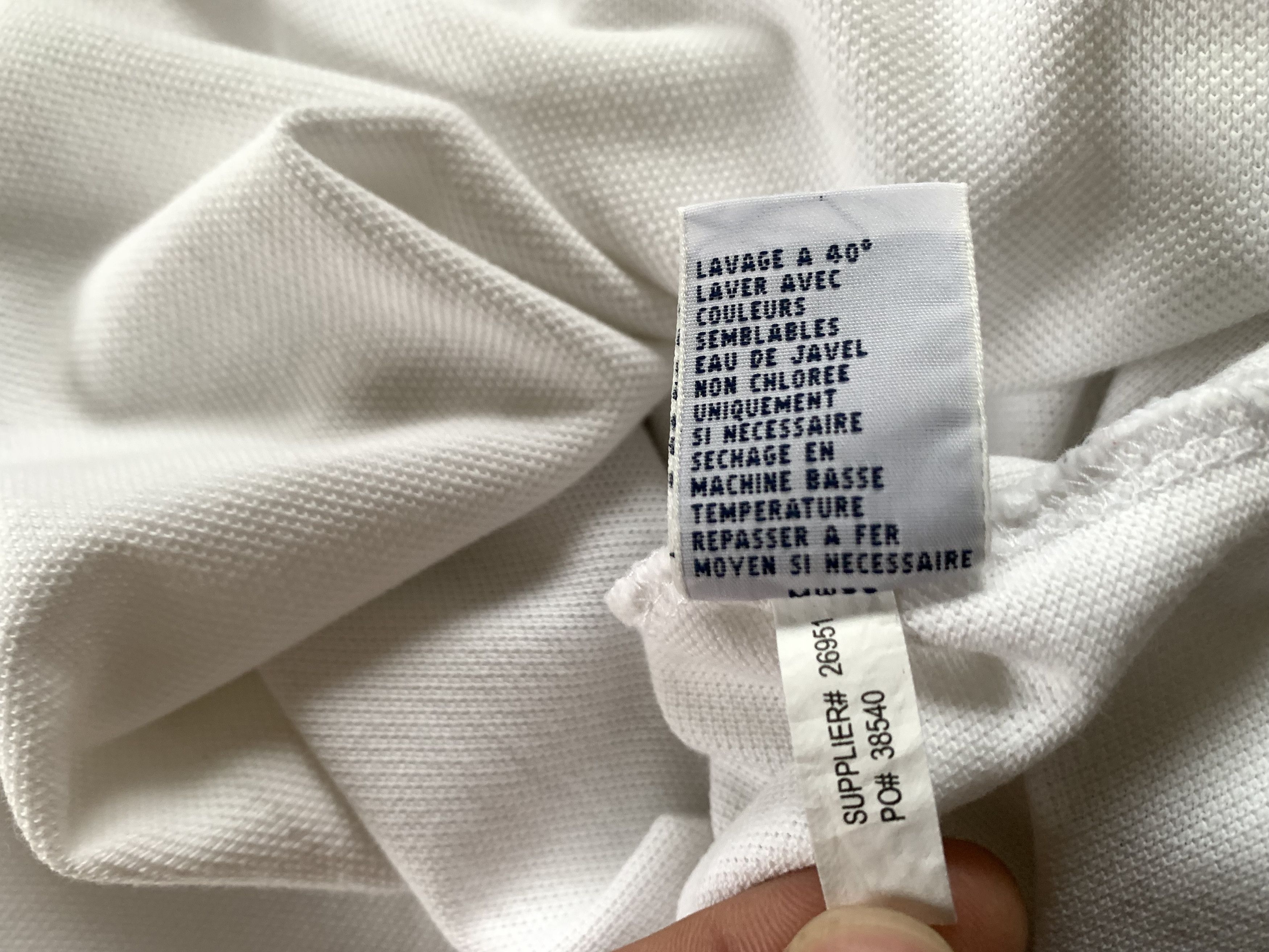 Polo Ralph Lauren Vintage Polo Ralph Lauren Cotton White Polo Size US XL / EU 56 / 4 - 9 Thumbnail