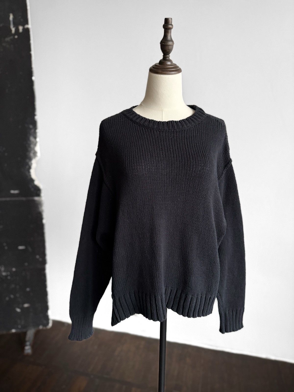 Other Rabens Saloner Edina Womens Navy Blue Knit Sweater Cotton Size M / US 6-8 / IT 42-44 - 1 Thumbnail