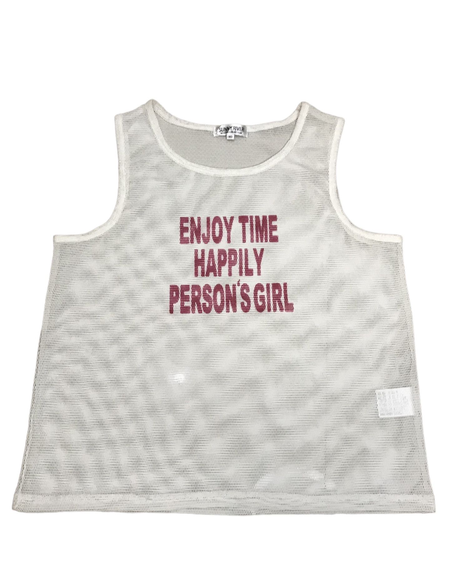 Hysteric Glamour Sunny river mesh top quotes japanese brand Size US M / EU 48-50 / 2 - 9 Thumbnail