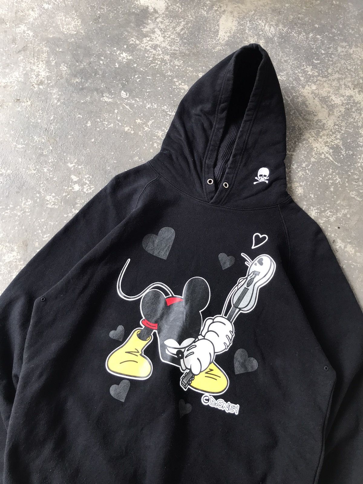 Disney Roen x Disney Mickey Mouse Number Nine Parody Hoodie | Grailed