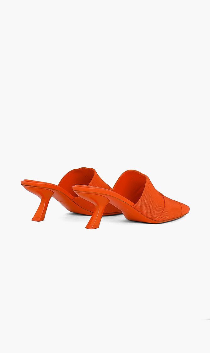 Salvatore Ferragamo o1y0426 Mules in Orange Size US 5.5 / IT 35.5 - 3 Thumbnail